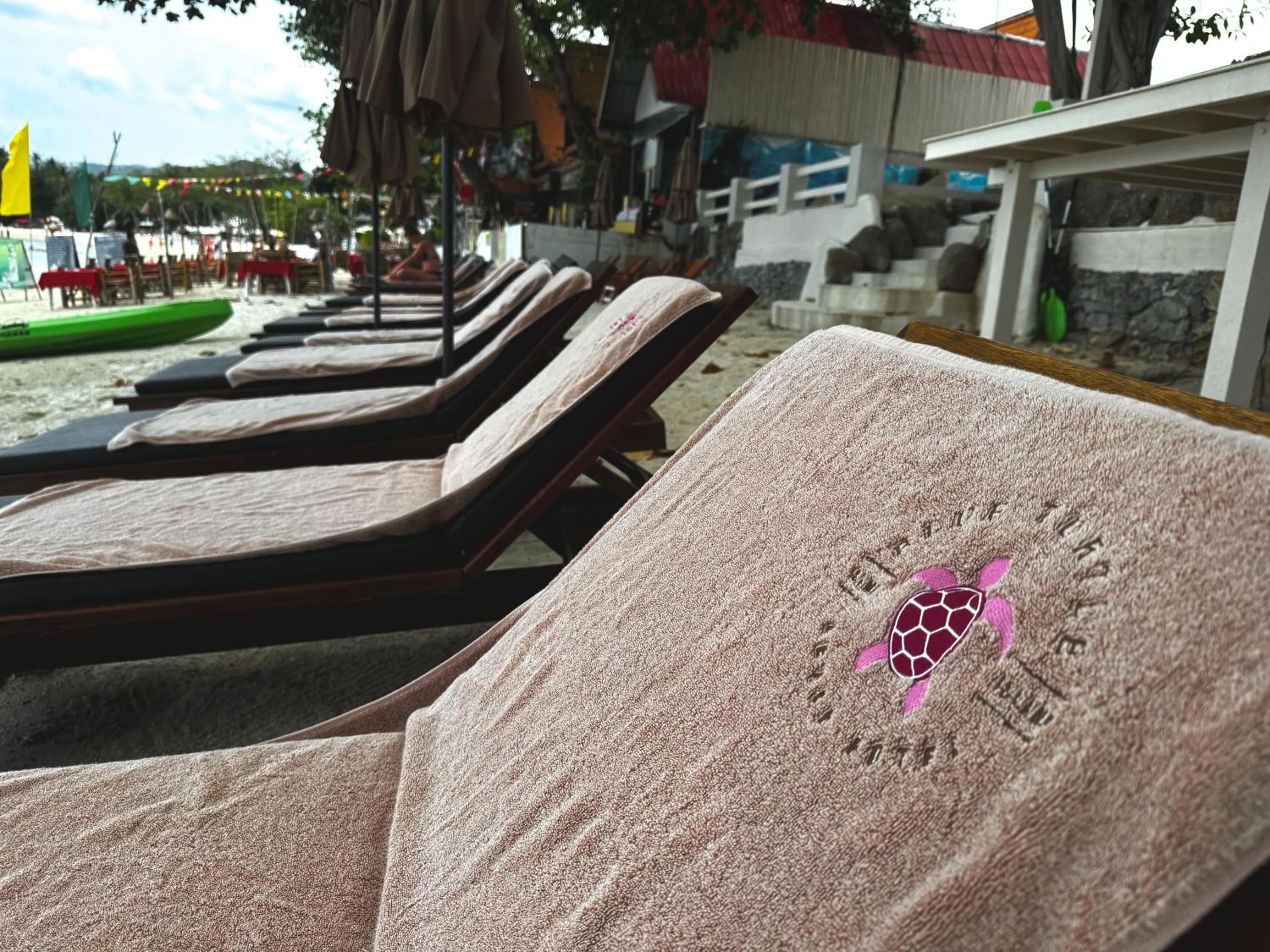 Seating area in Blue Turtle Hotel Samui
