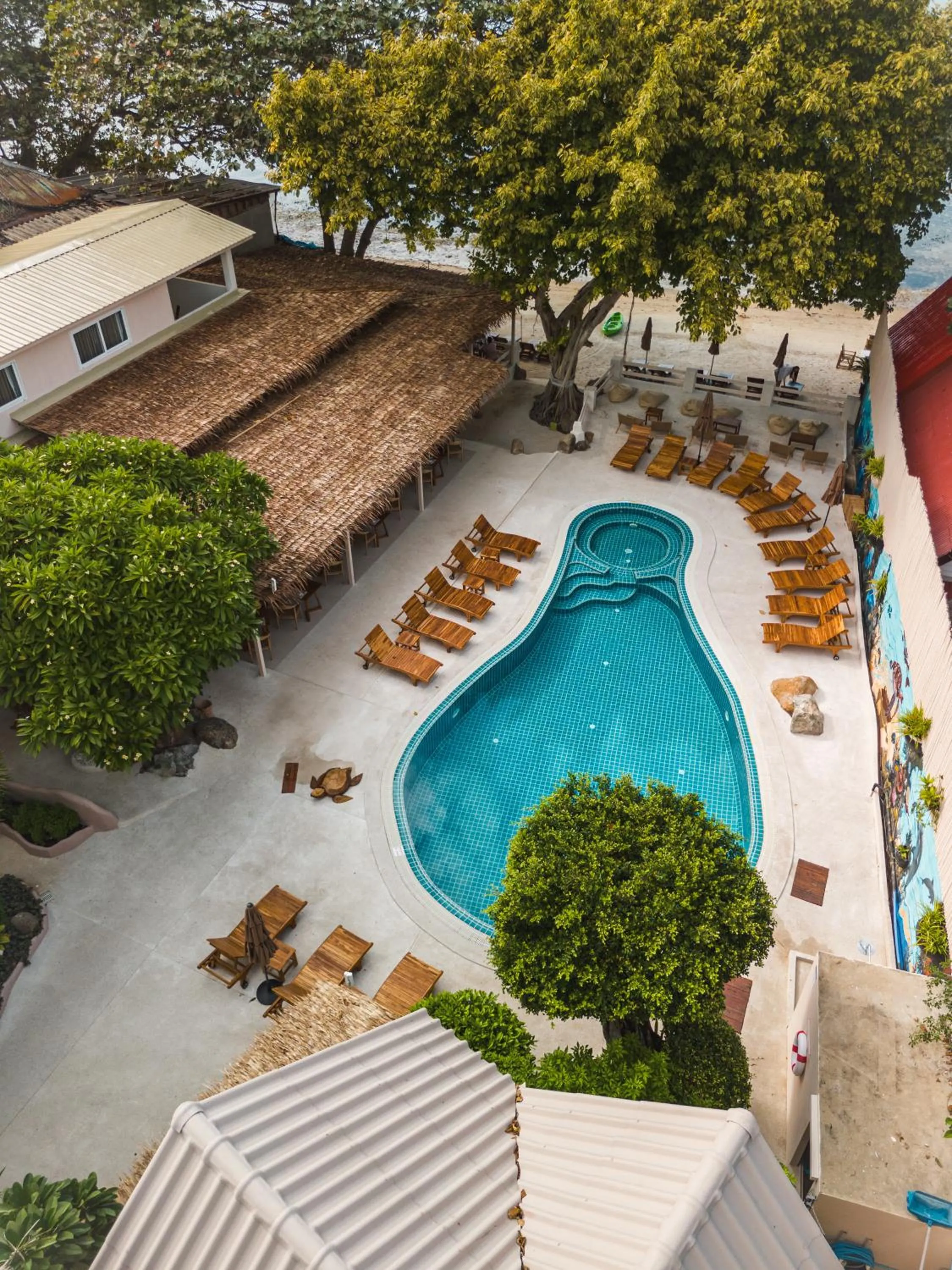 Property building in Blue Turtle Hotel Samui