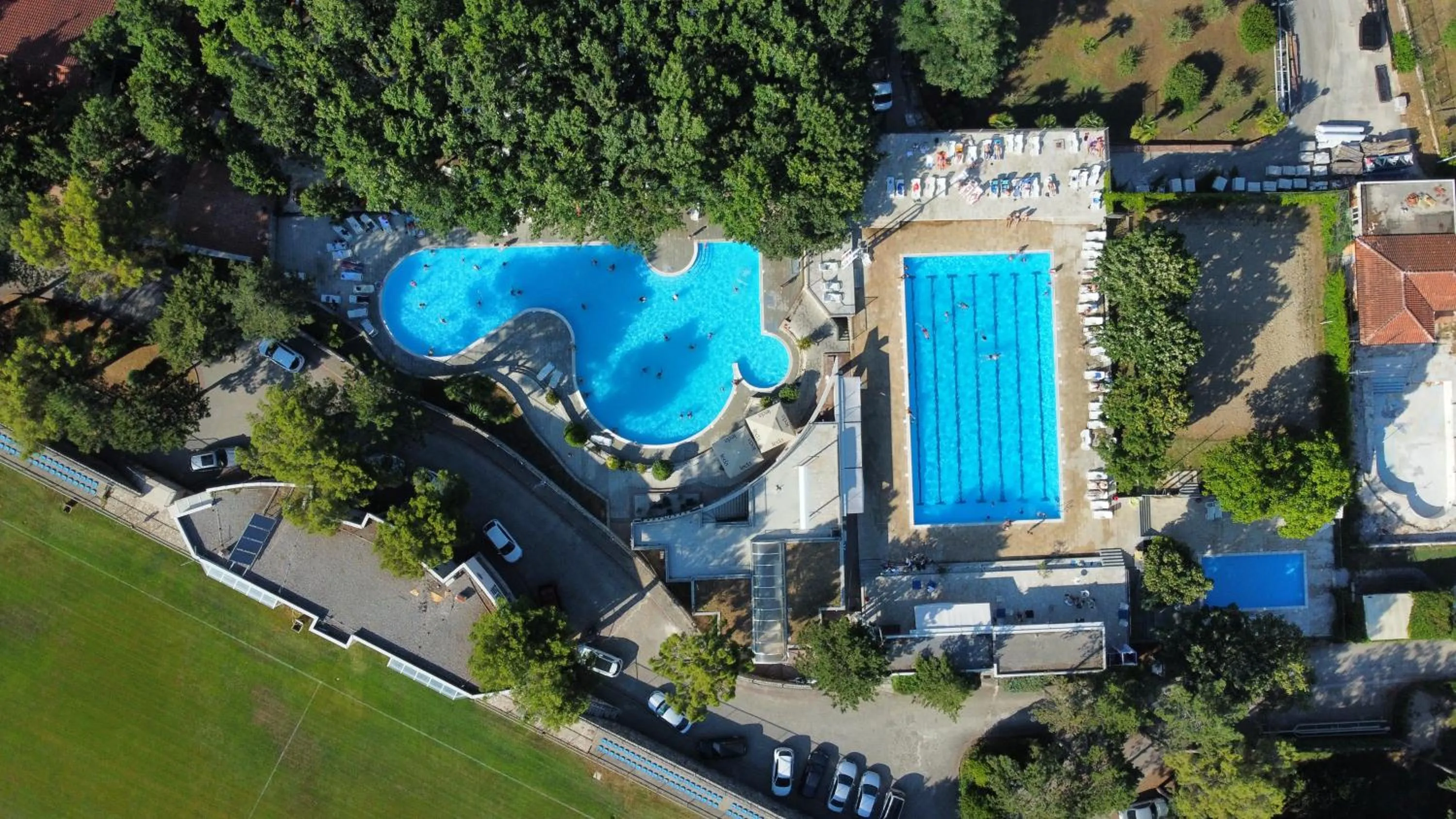 Bird's eye view in Bungalows SPORT CENTAR
