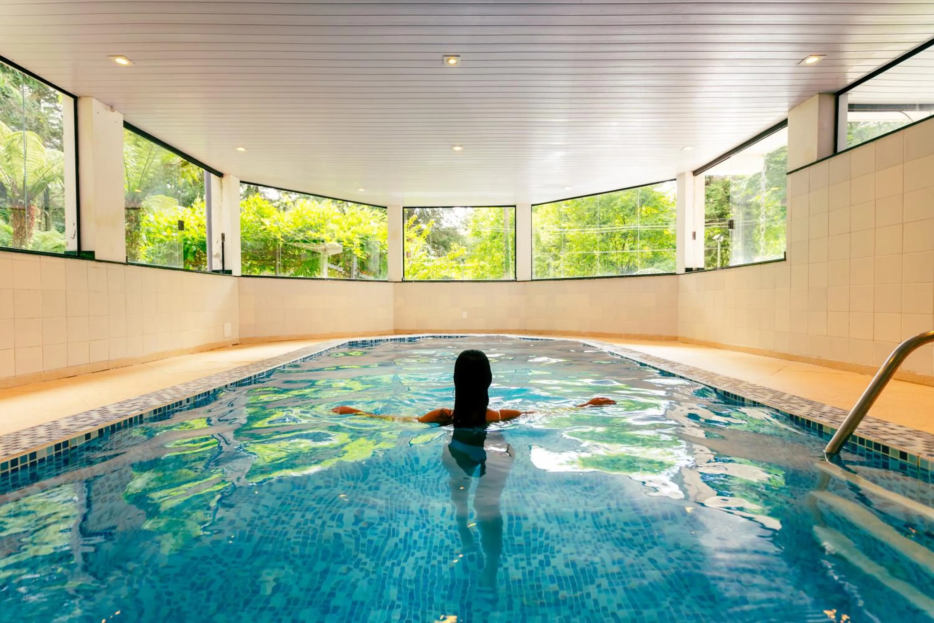Pool view in Pousada Campos dos Holandeses - Campos do Jordao