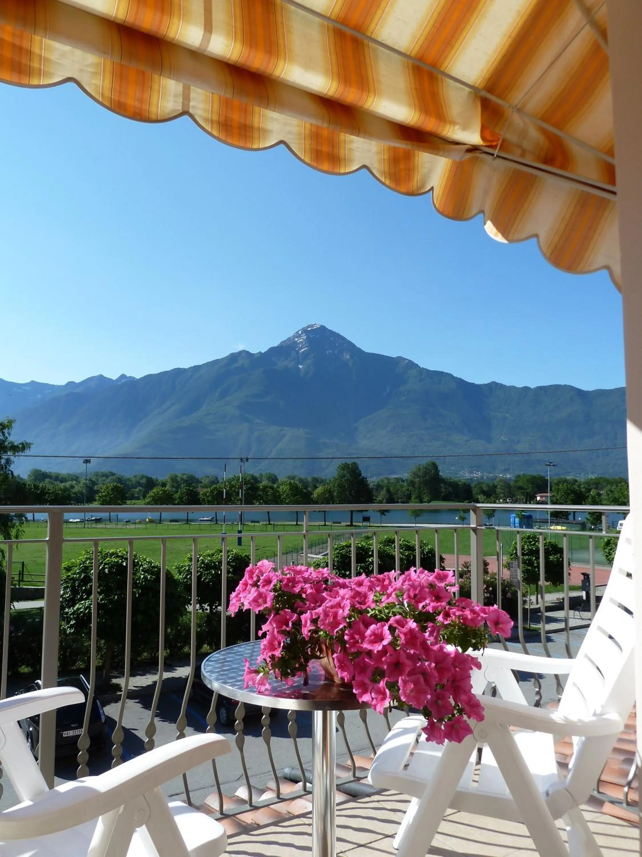 Balcony/Terrace in Hotel Europa - Sorico
