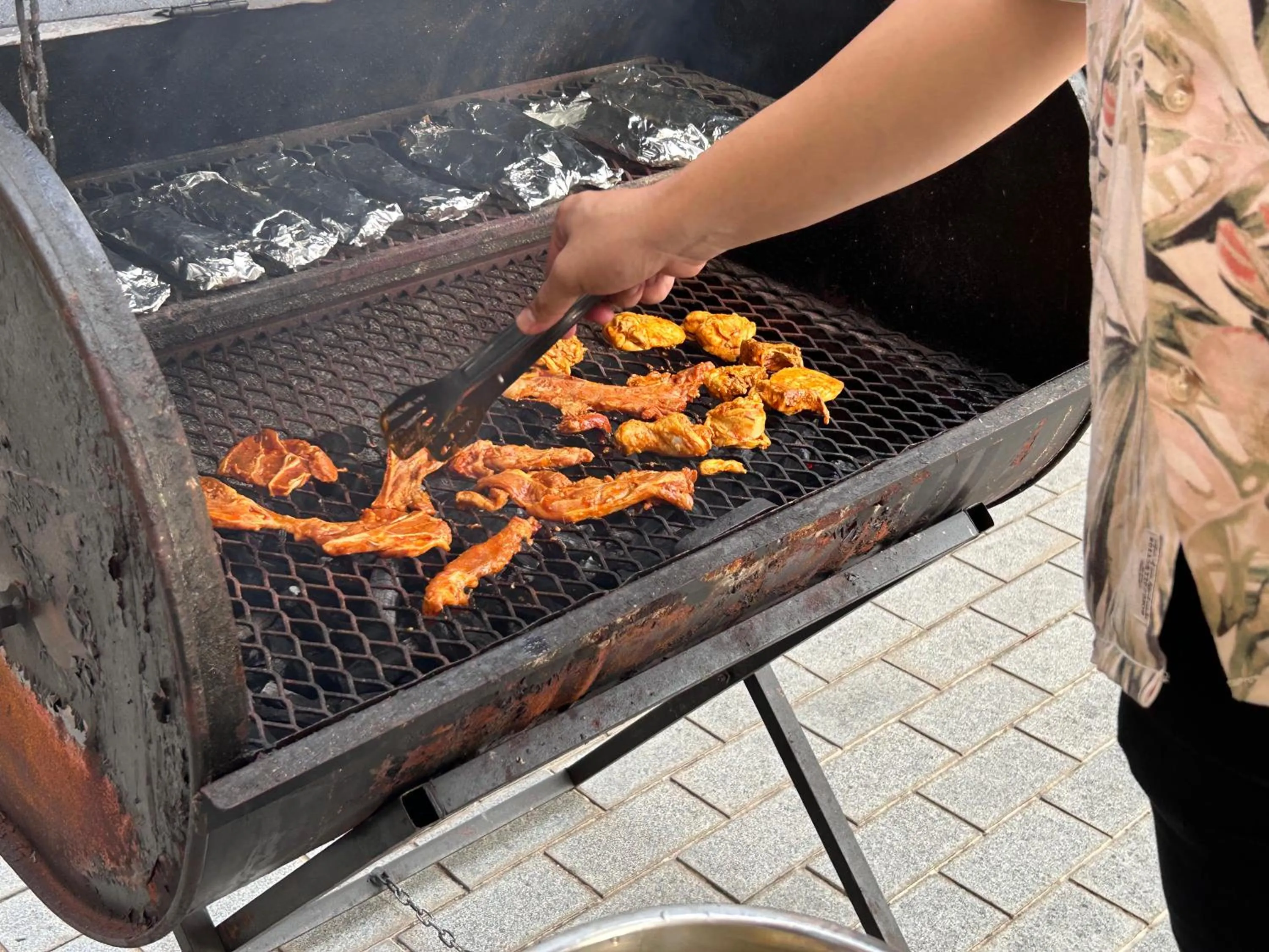 BBQ facilities in Riviera Suites Melaka