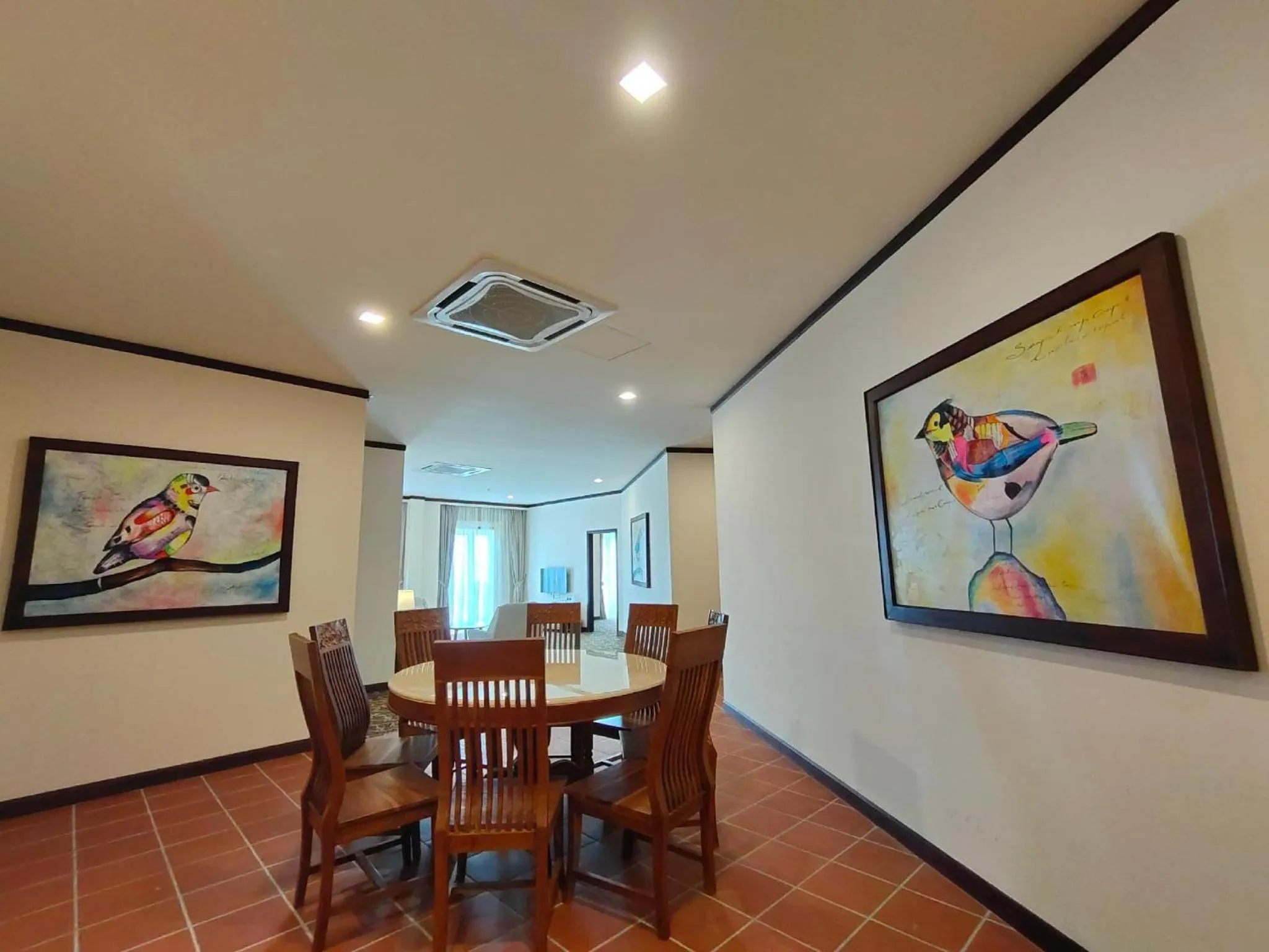 Dining area in Riviera Suites Melaka