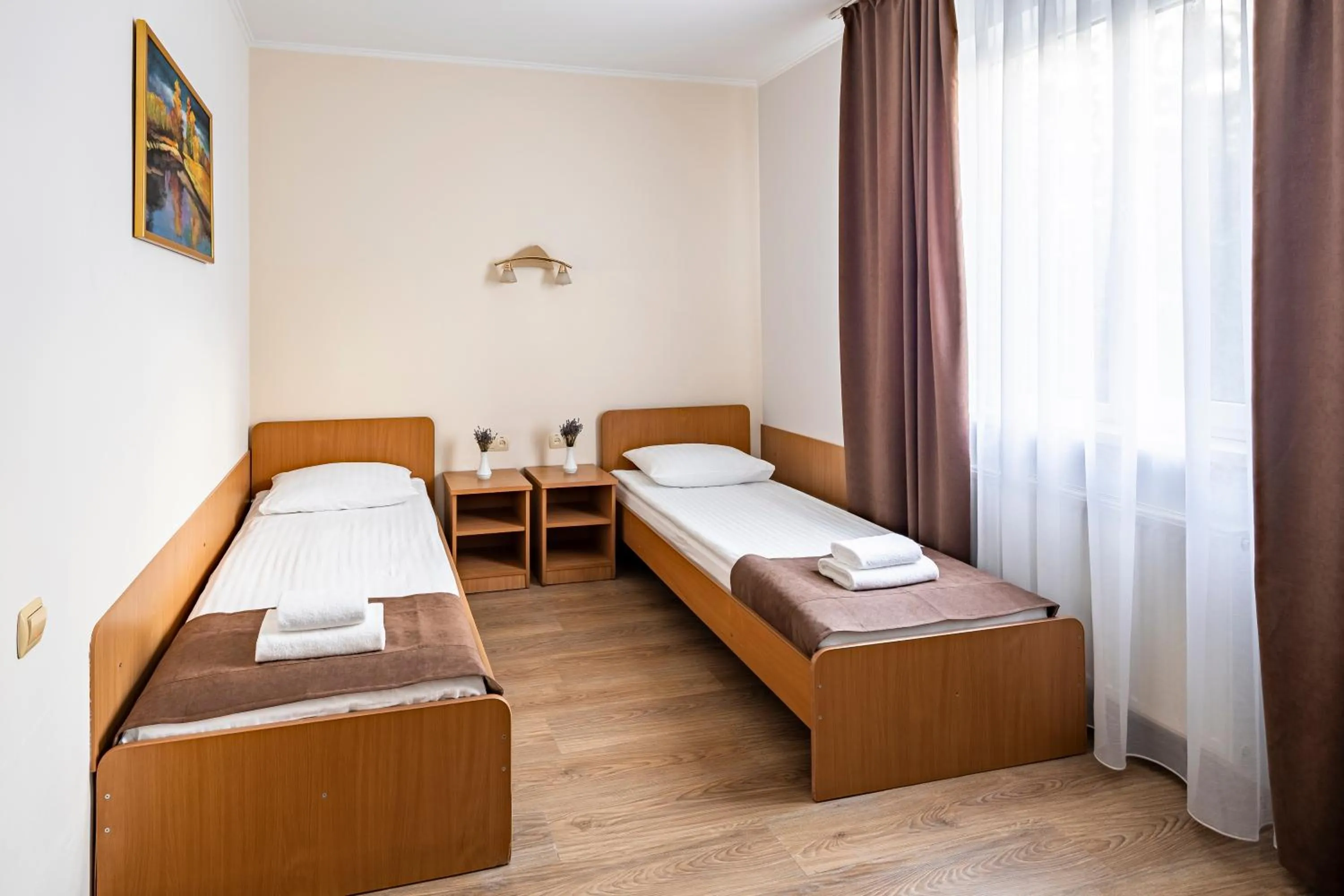 Bed in Hotel Galaktika