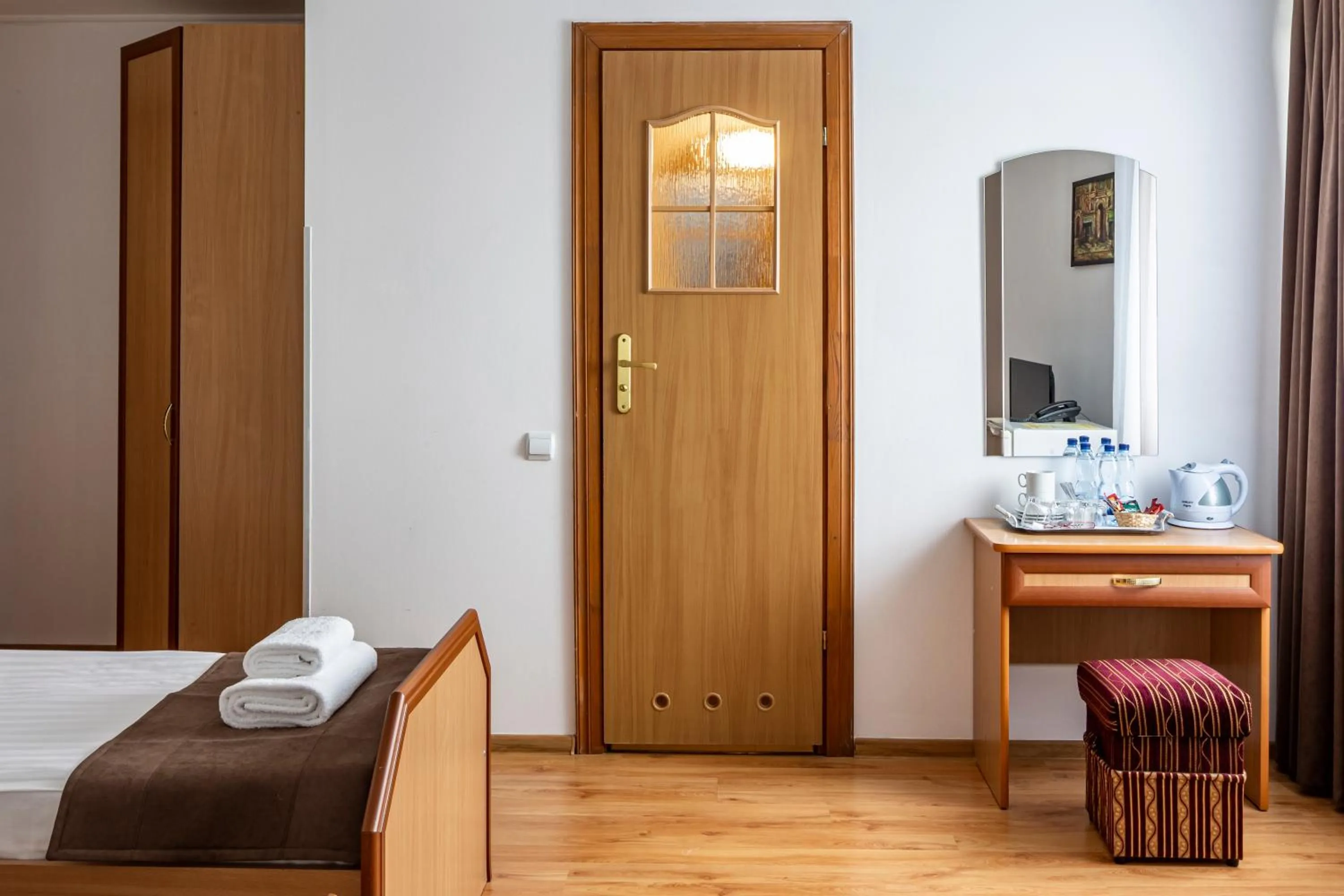 Toilet, Bed in Hotel Galaktika