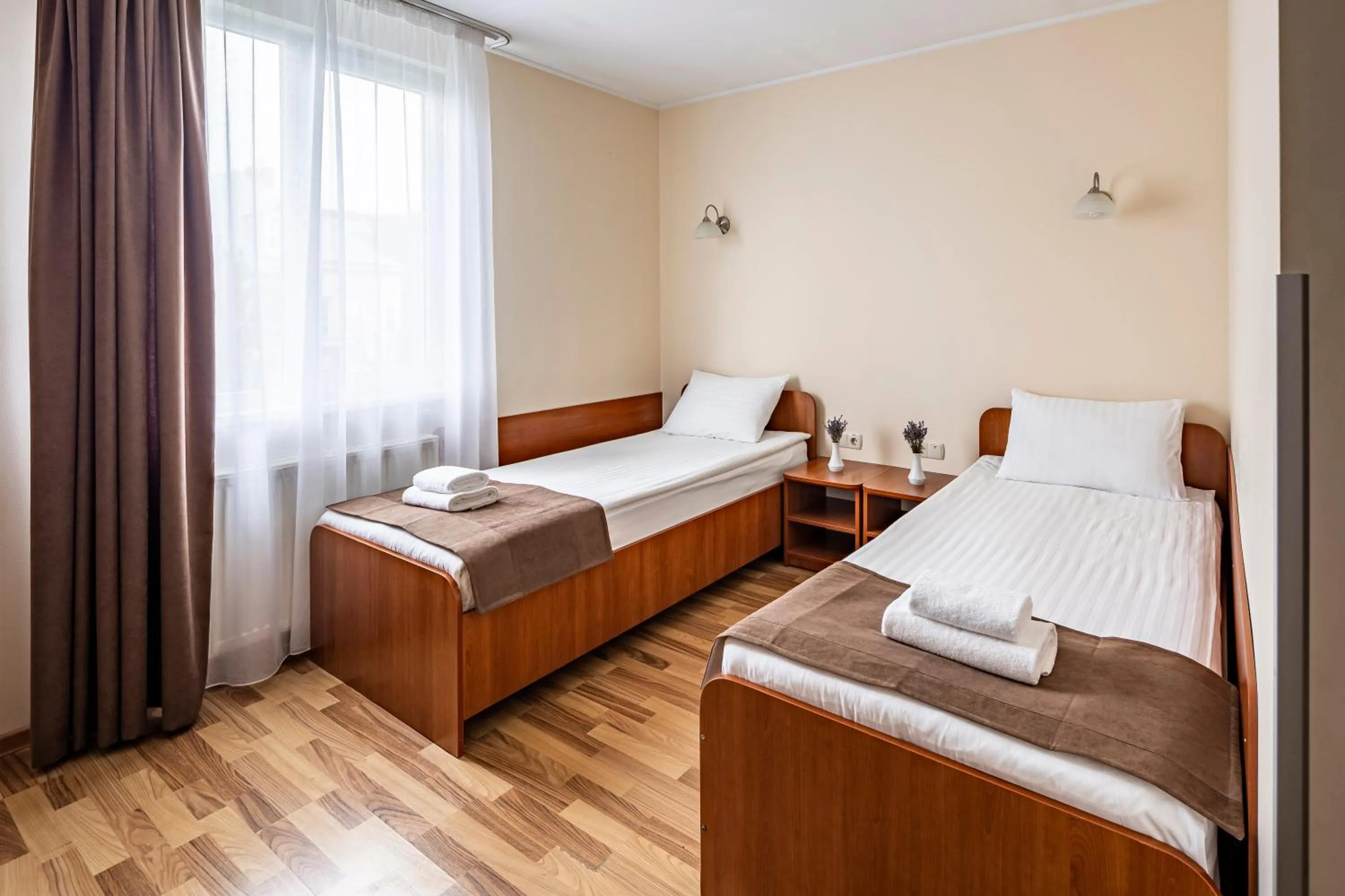 Bed in Hotel Galaktika