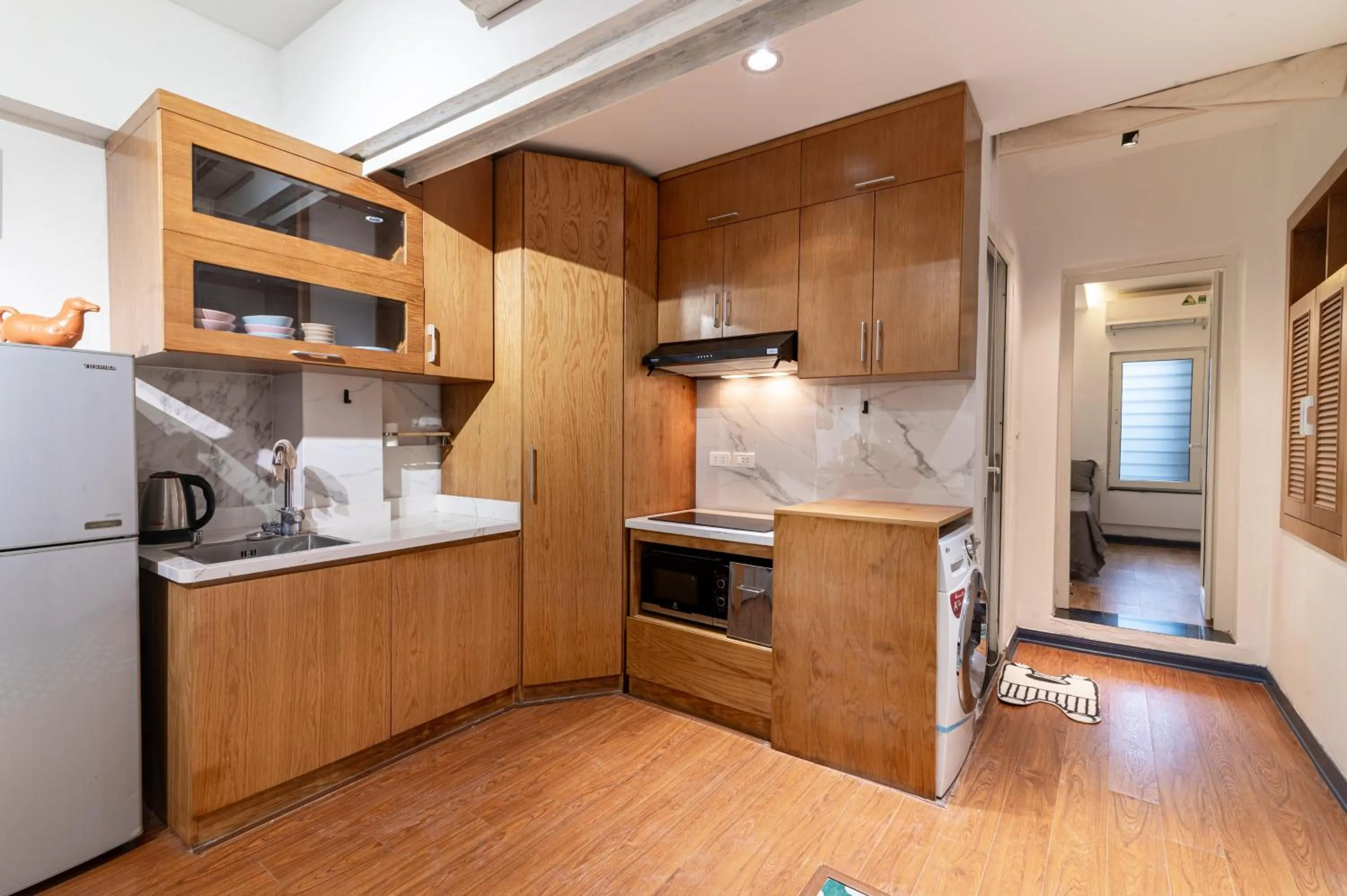 Kitchen or kitchenette in SaziHome Le Thanh Tong Hanoi