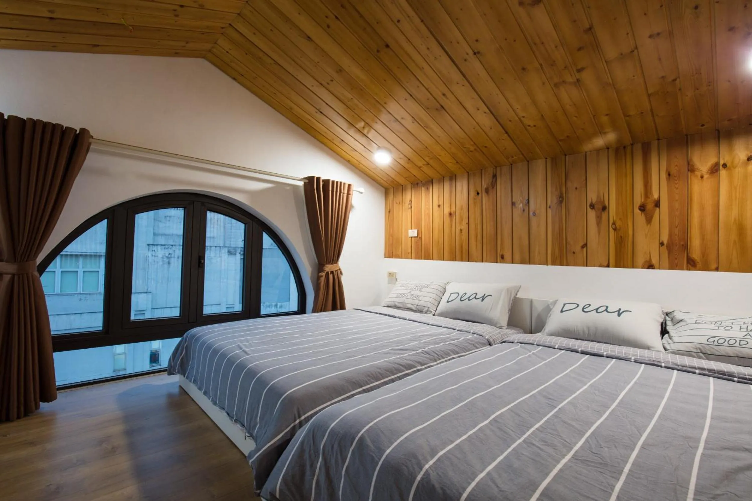 Bed in SaziHome Le Thanh Tong Hanoi