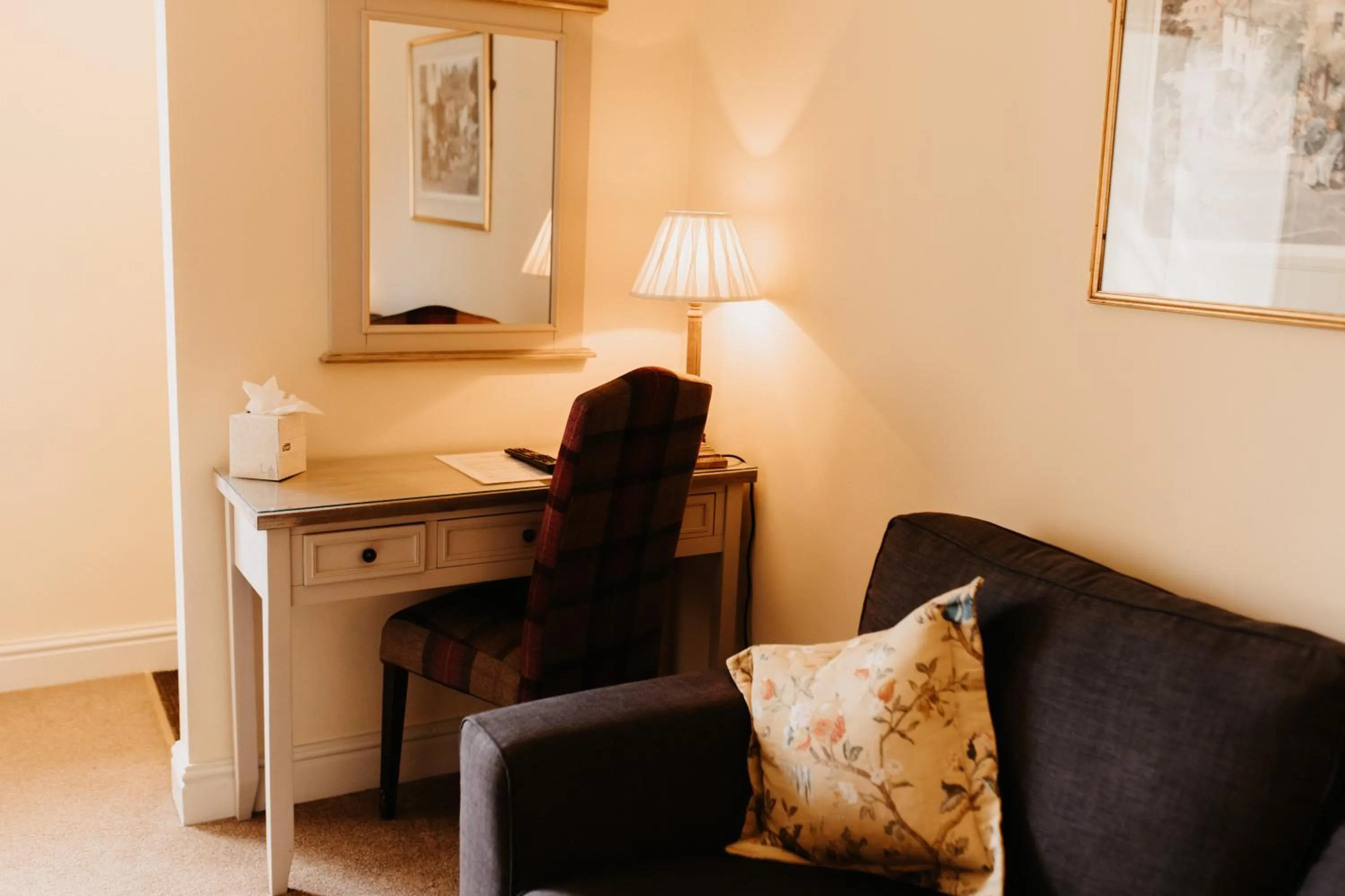 Seating area in The Boar's Head