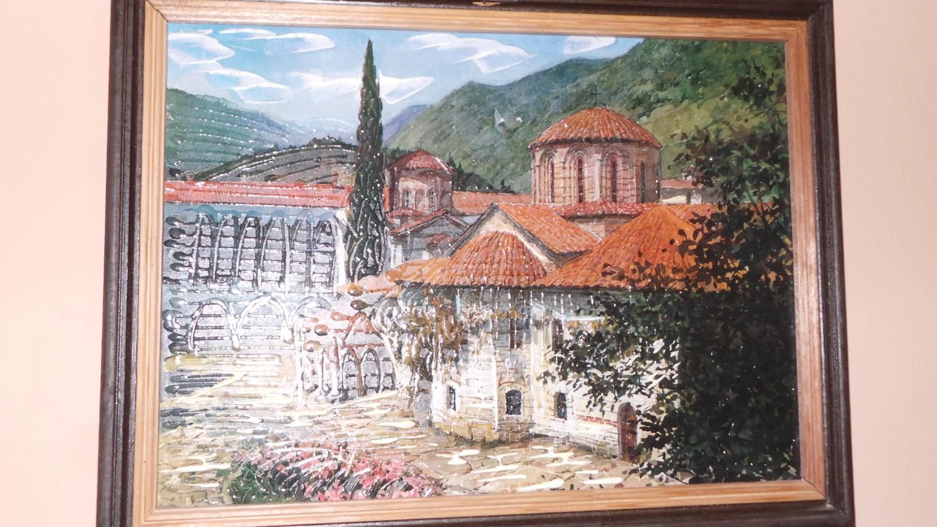 Decorative detail in Chuchura Family Hotel