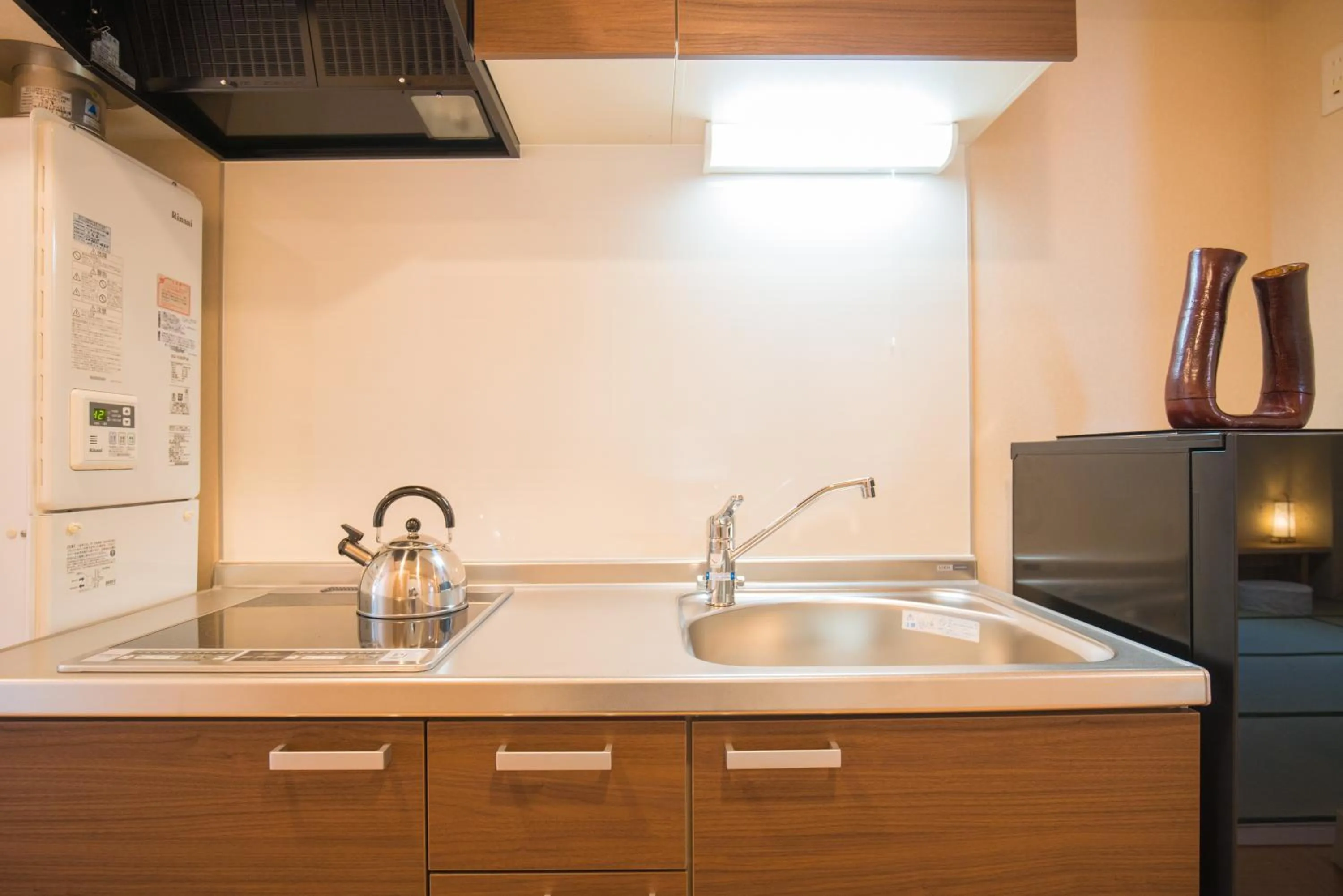 Kitchen or kitchenette in Hotel Yu-shu