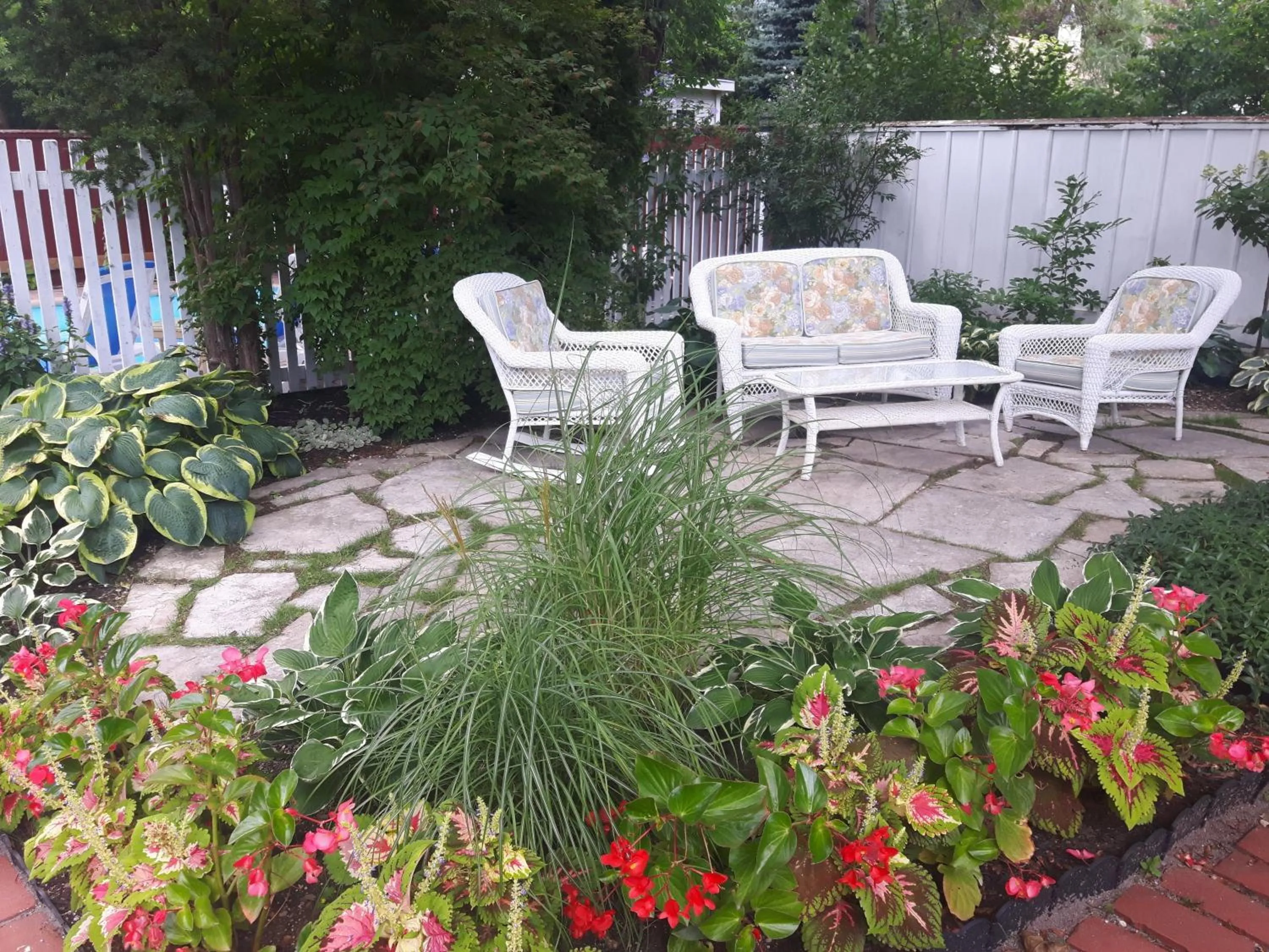 Garden view in Historic Wilson-Guy House