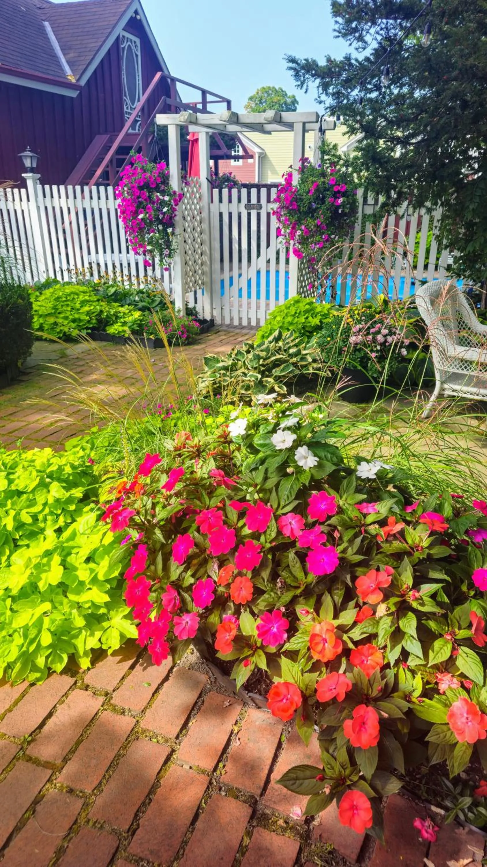 Garden view in Historic Wilson-Guy House