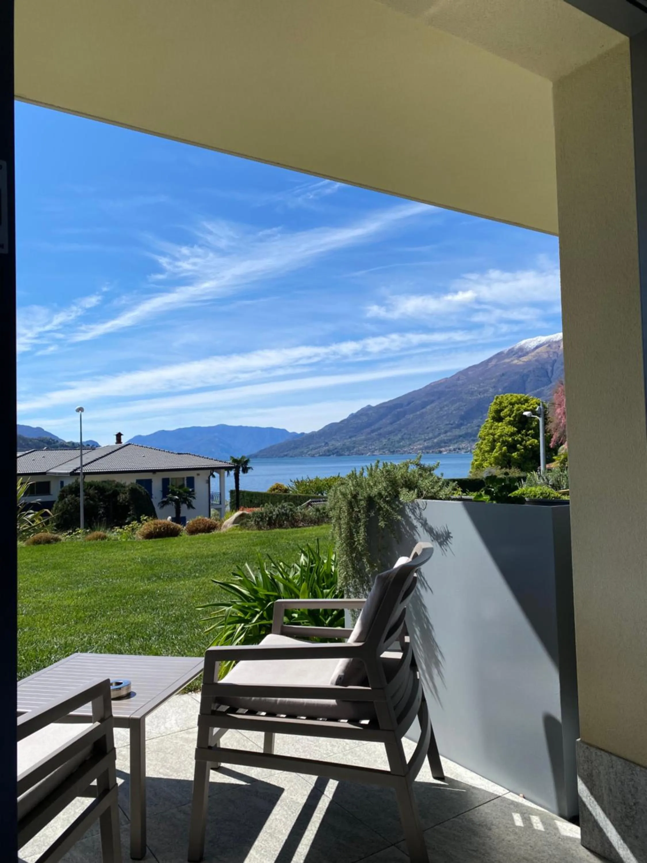 Patio in Hotel Domaso