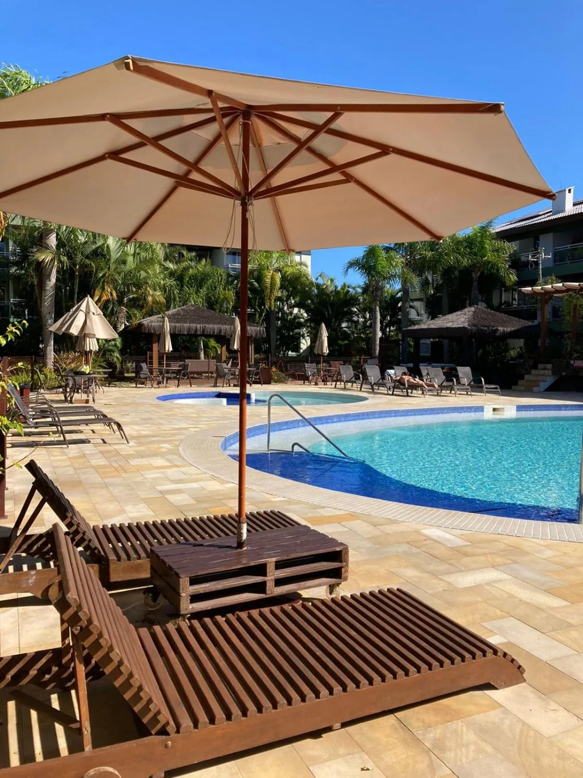 Swimming pool in Belluno Apart Hotel