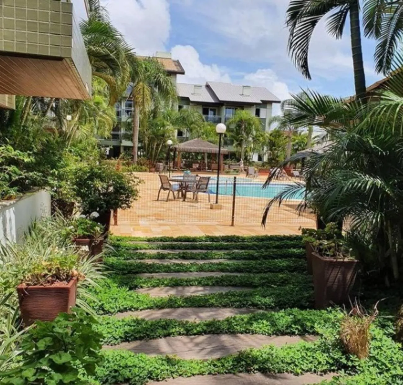 Swimming pool in Belluno Apart Hotel