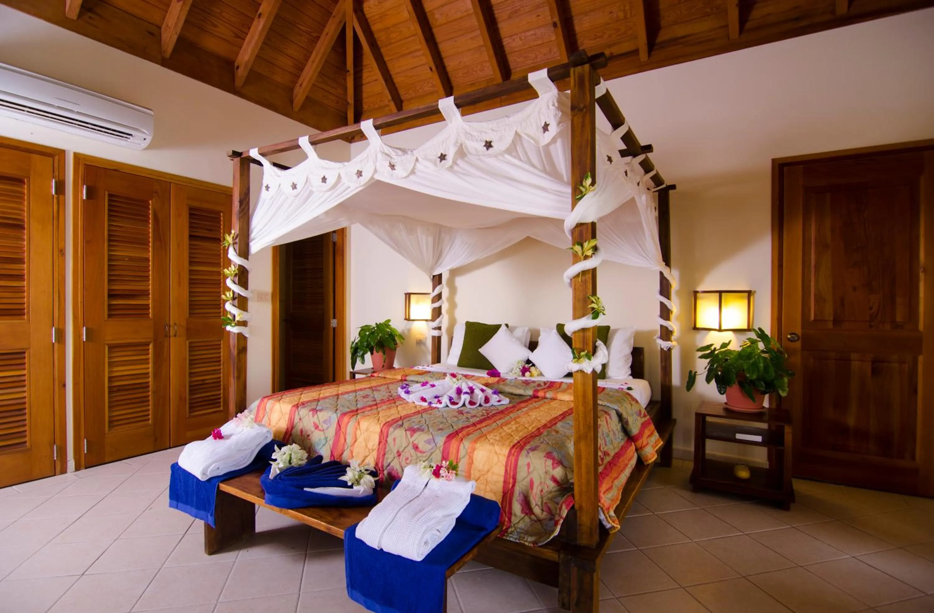 Bed in Antigua Superyacht Marina & Resort