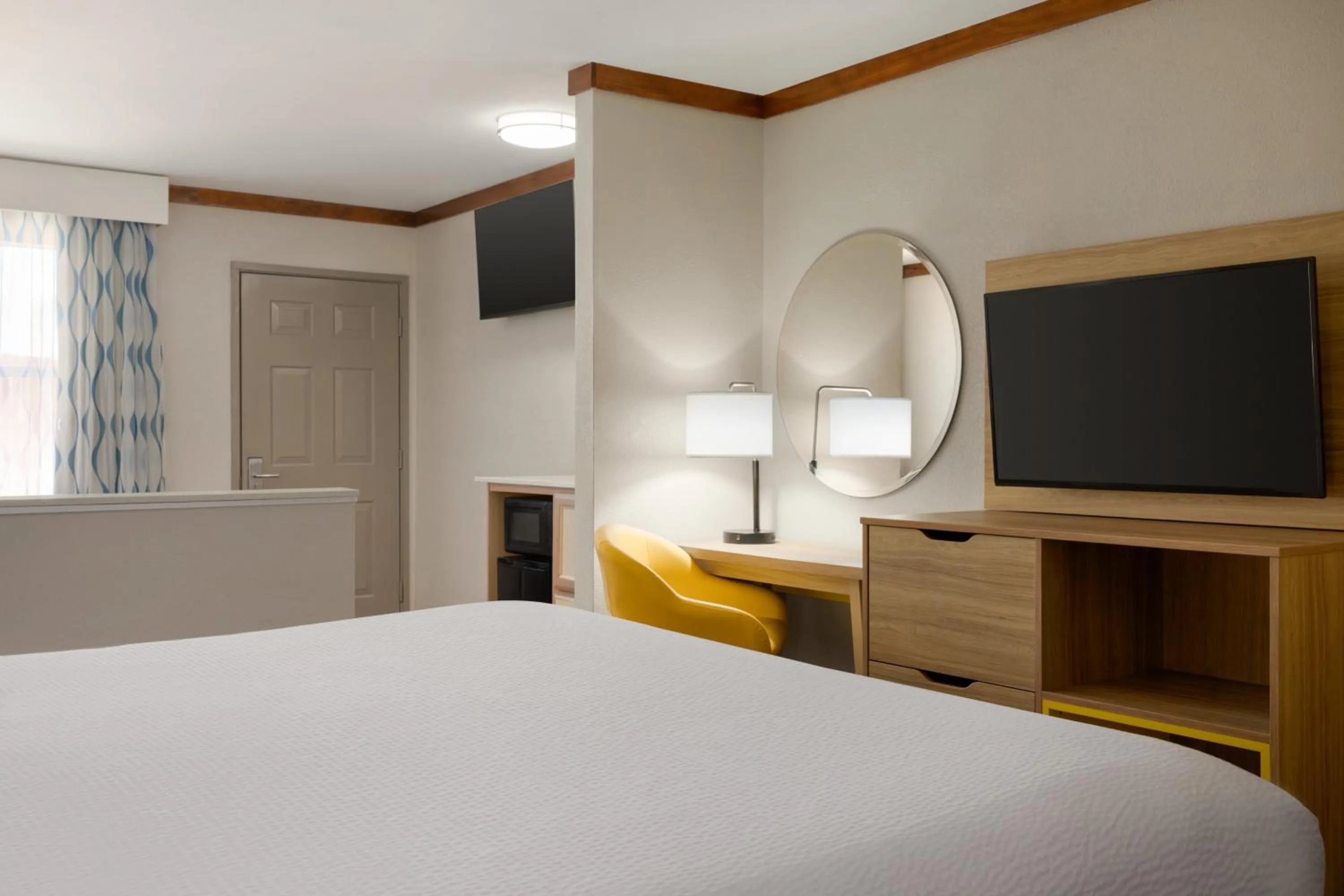 Bedroom, Bed in Days Inn by Wyndham Suites Fredericksburg