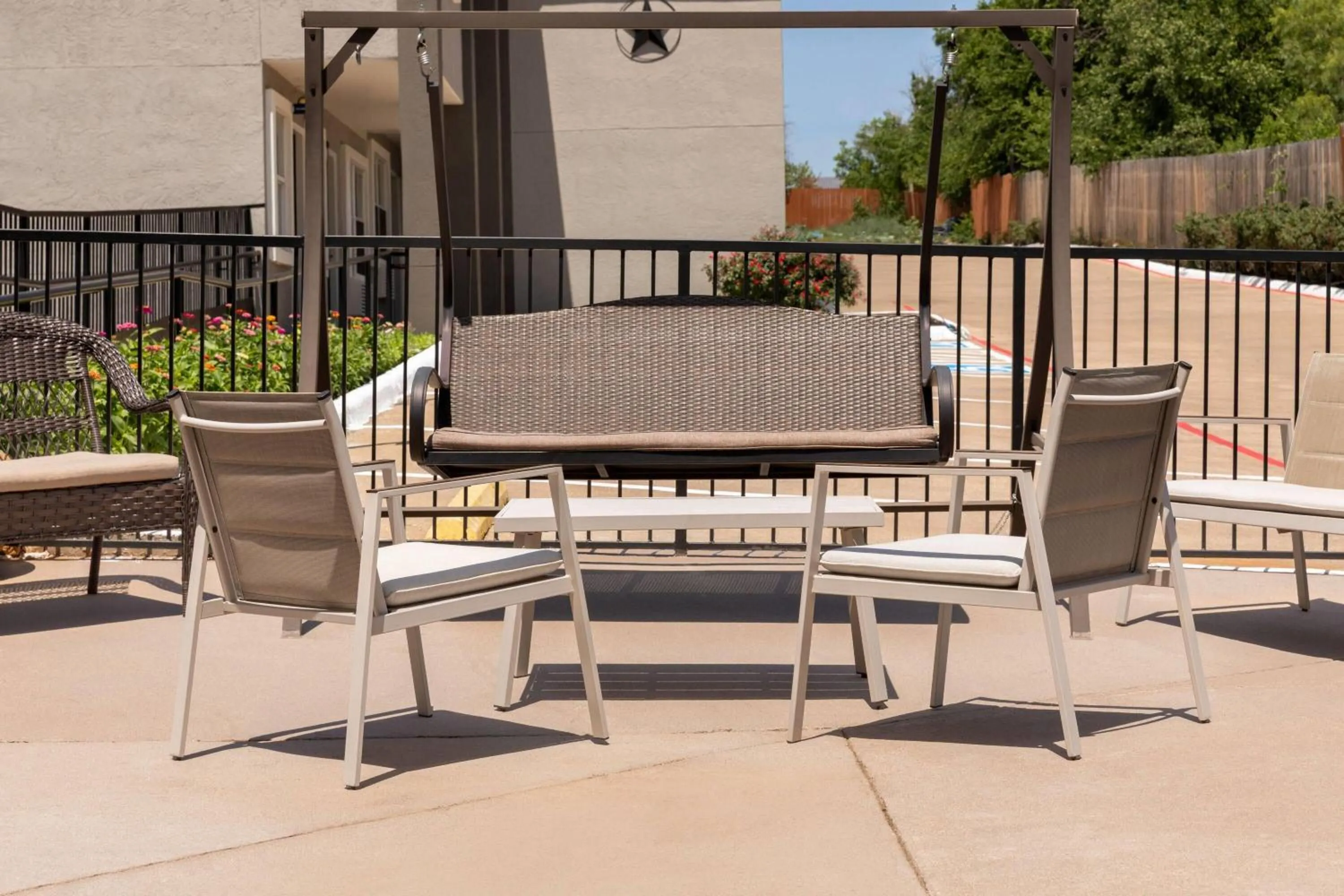 Patio in Days Inn by Wyndham Suites Fredericksburg