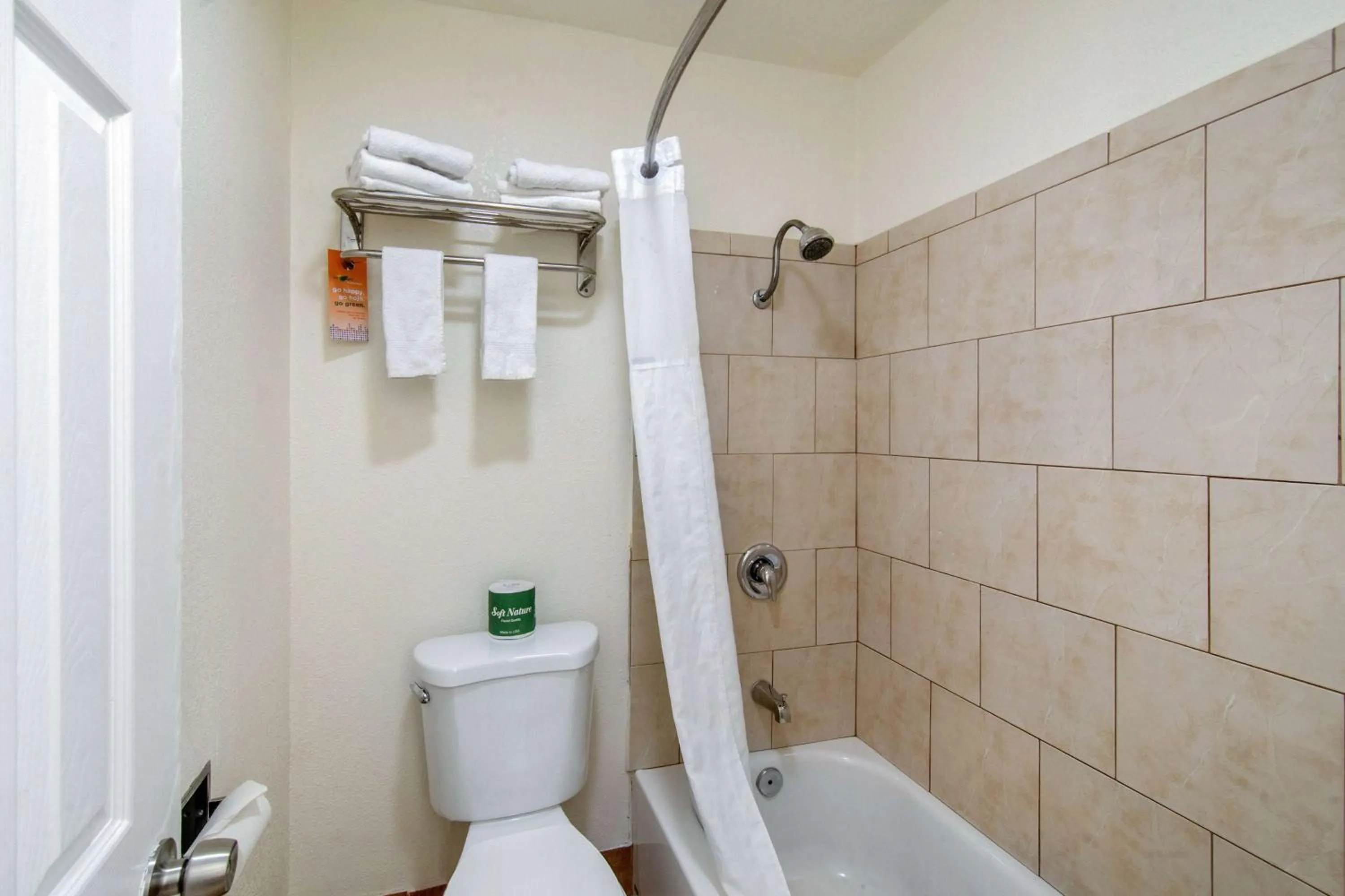 Bathroom in Howard Johnson Suites by Wyndham San Diego Chula Vista BayFront
