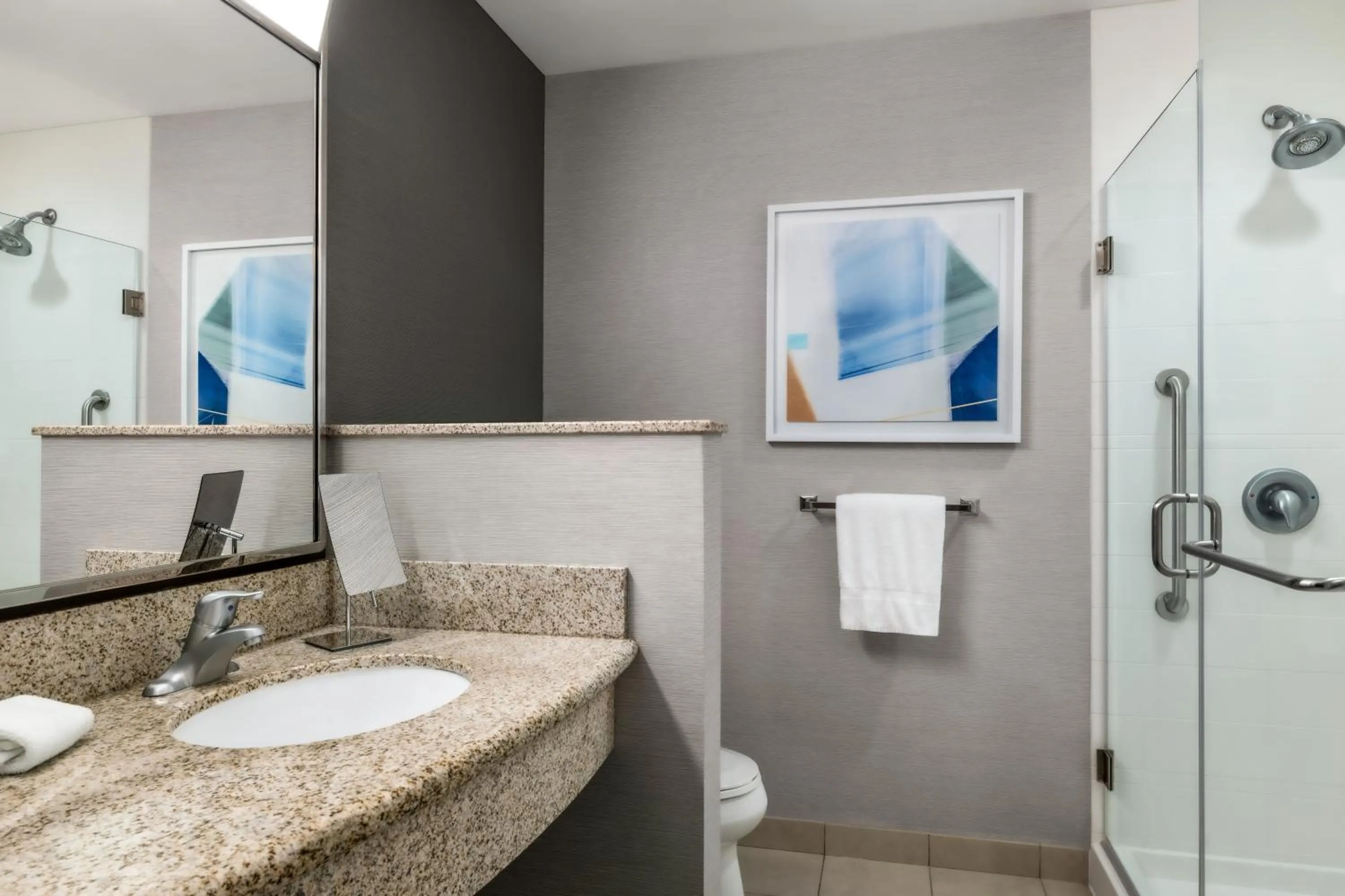 Bathroom in Courtyard Mt. Holly Westampton