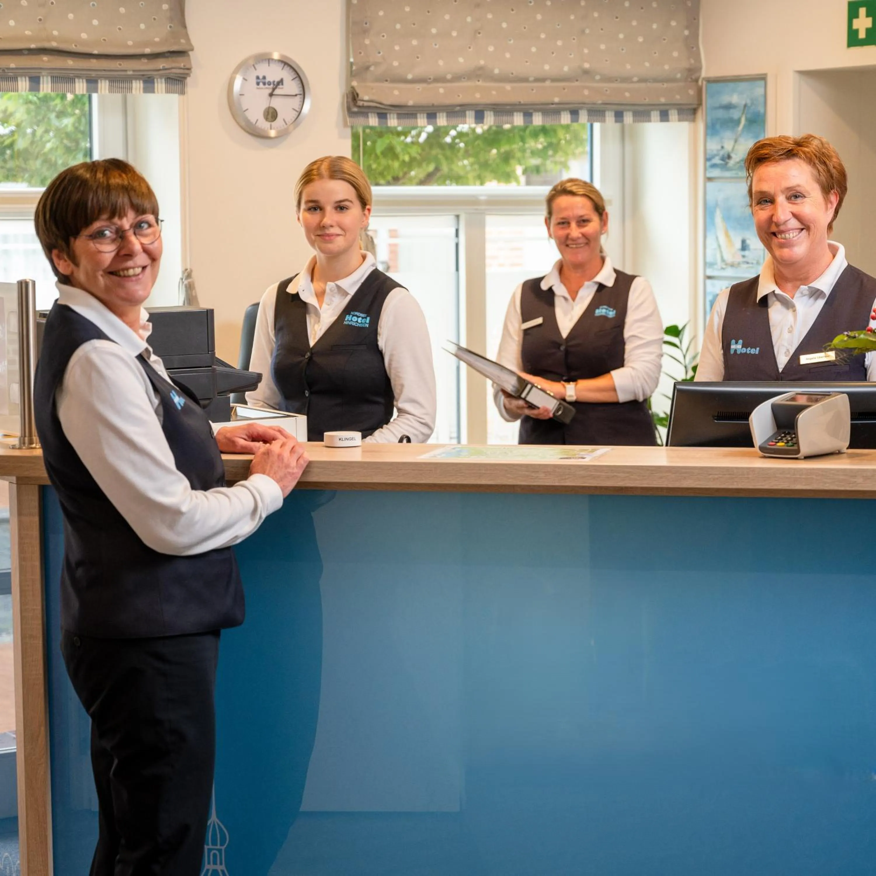 Lobby or reception in Nordsee-Hotel Hinrichsen