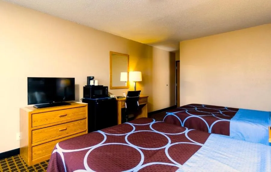 Bed in Super 8 by Wyndham Burlington
