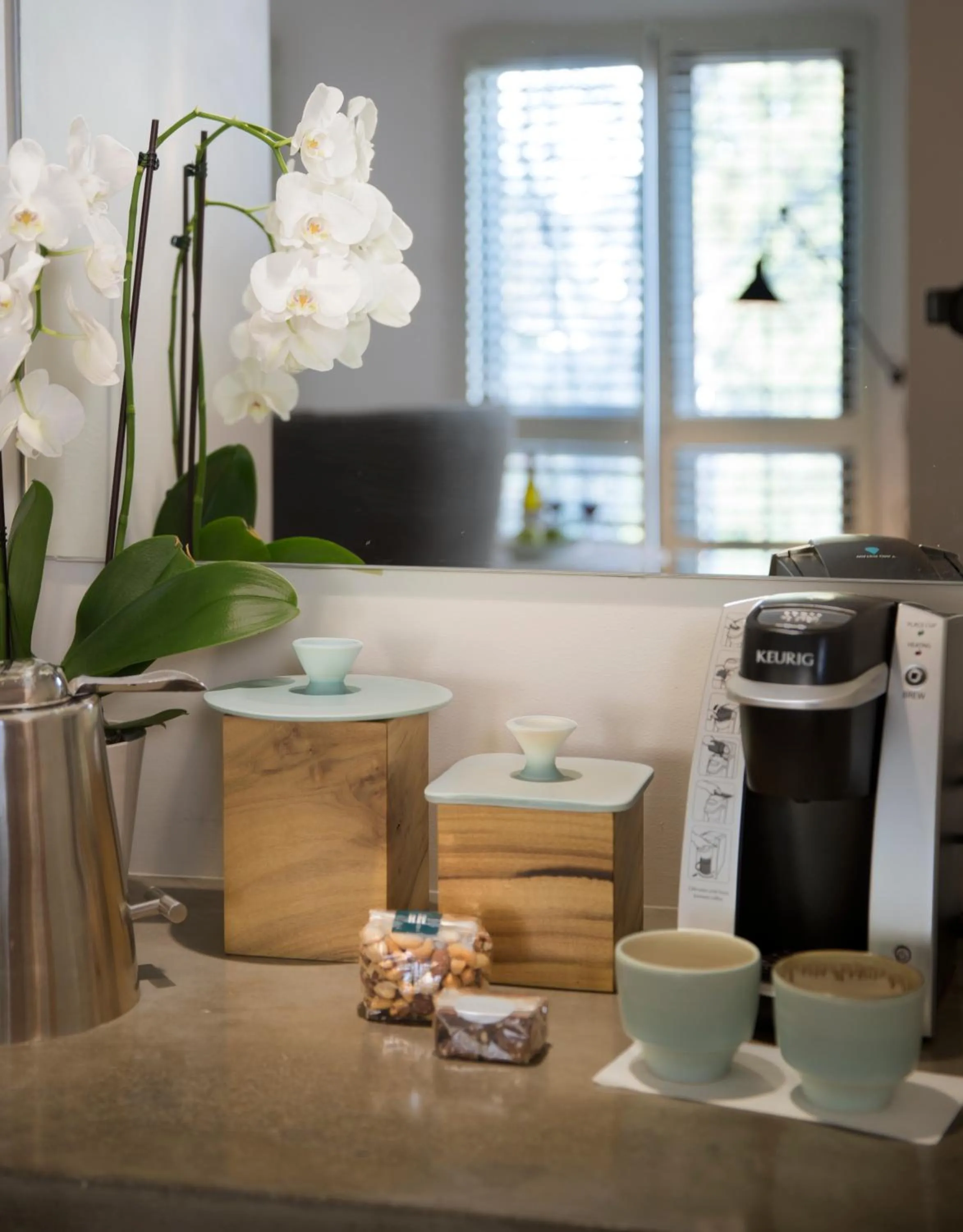 Coffee/tea facilities in Hotel Healdsburg