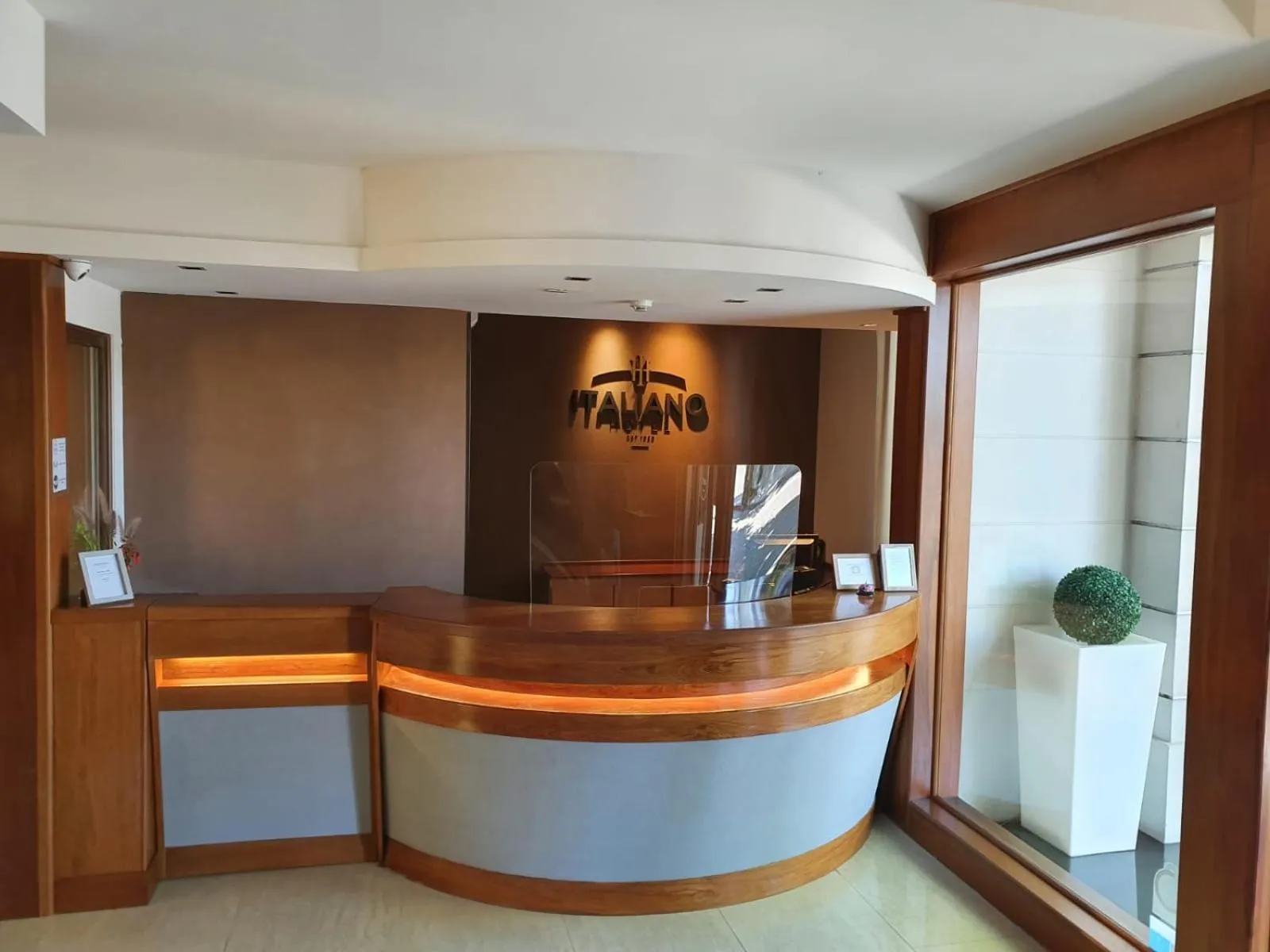 Lobby or reception in Hotel Italiano