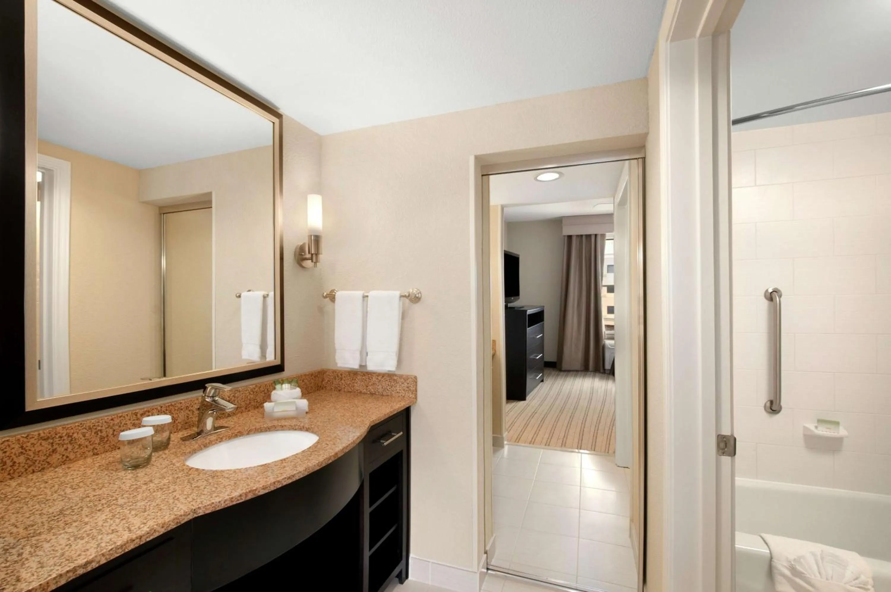 Bathroom in Homewood Suites by Hilton Fort Worth West at Cityview