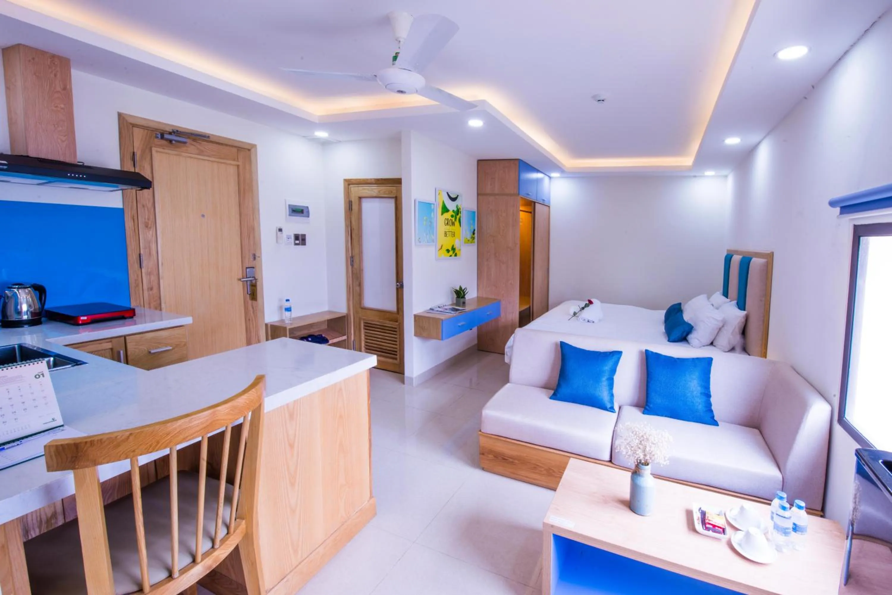 Bed in Sincero Hotel & Apartment