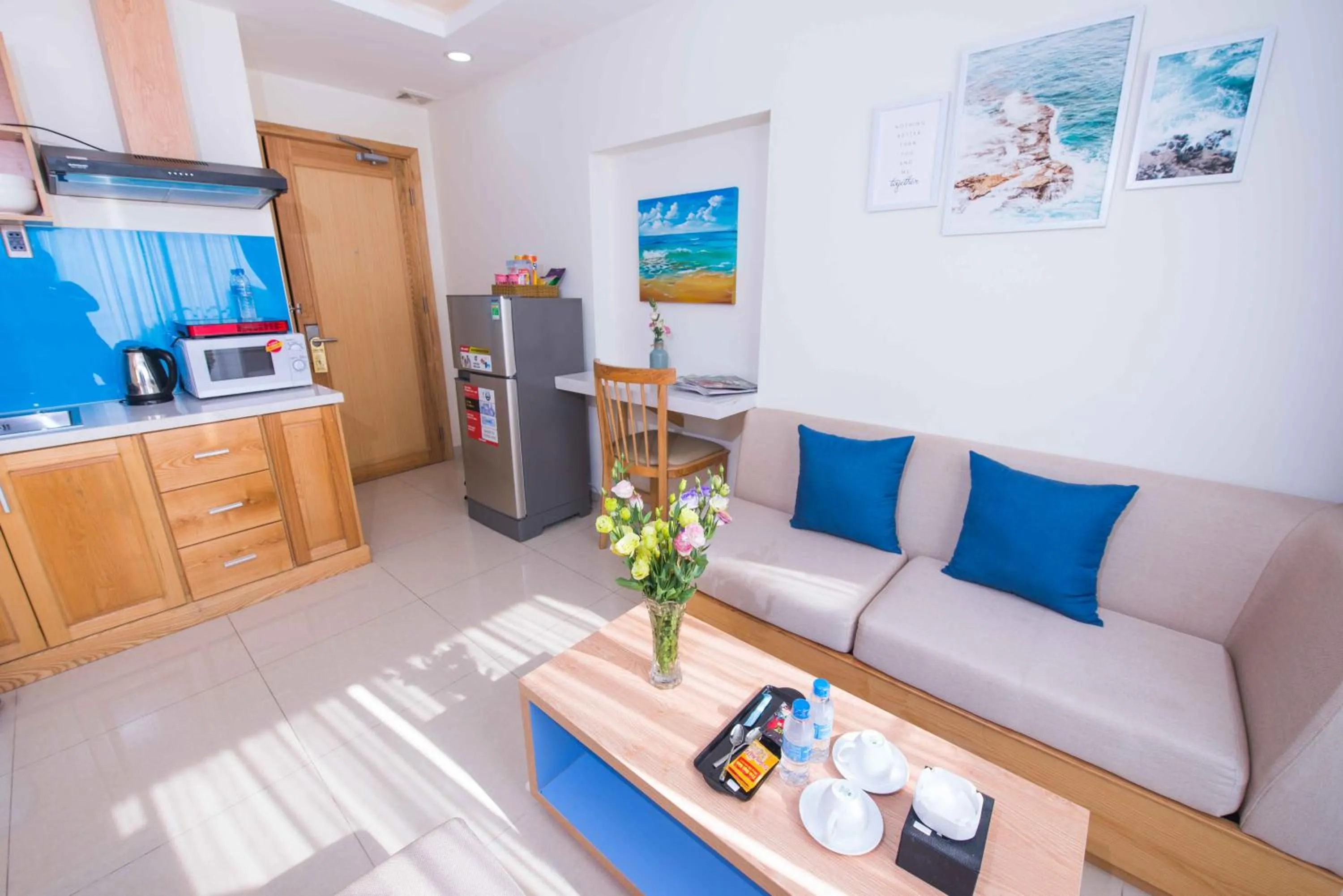 Kitchen or kitchenette in Sincero Hotel & Apartment