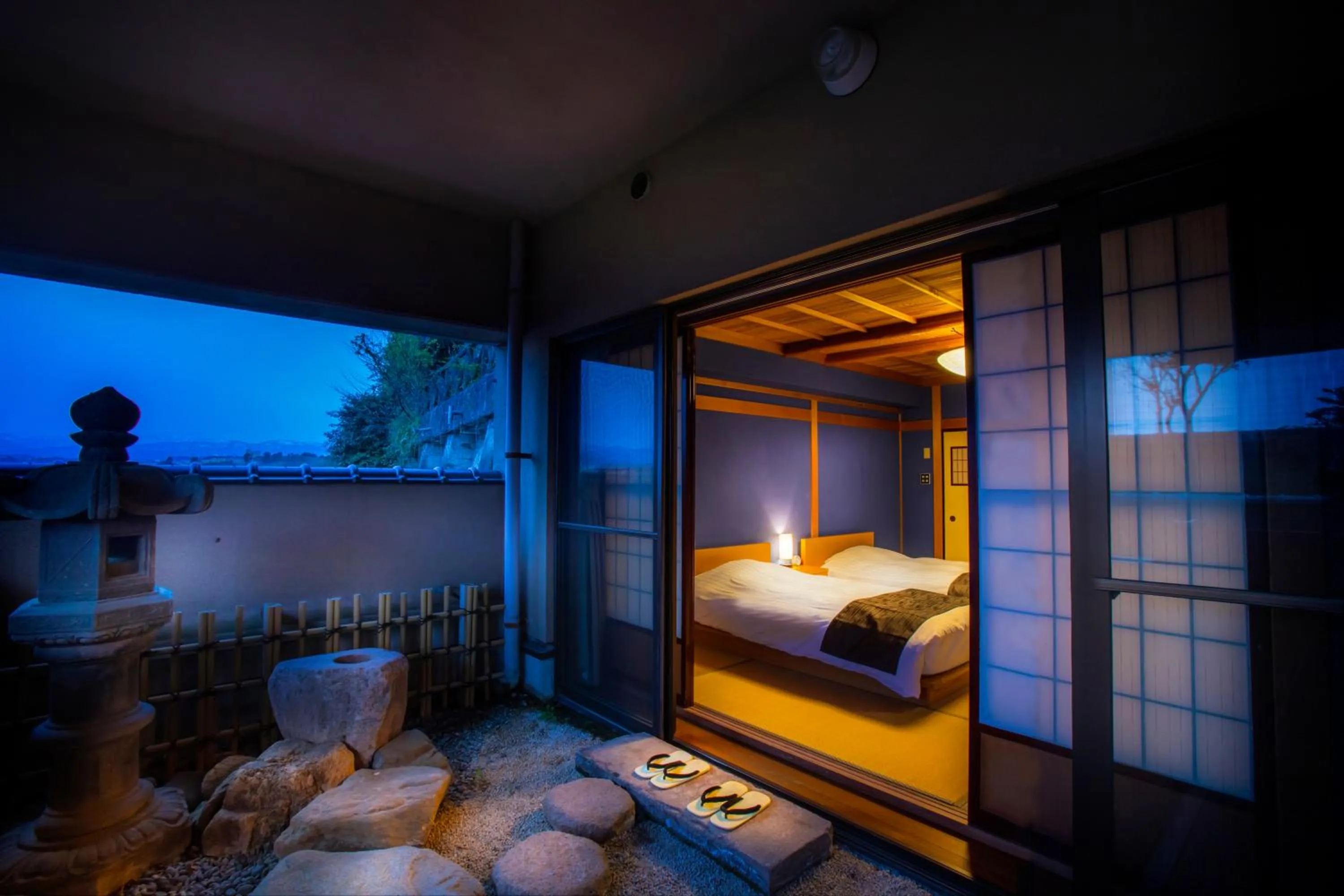 Balcony/Terrace, Bed in Yuyaruru Saisai