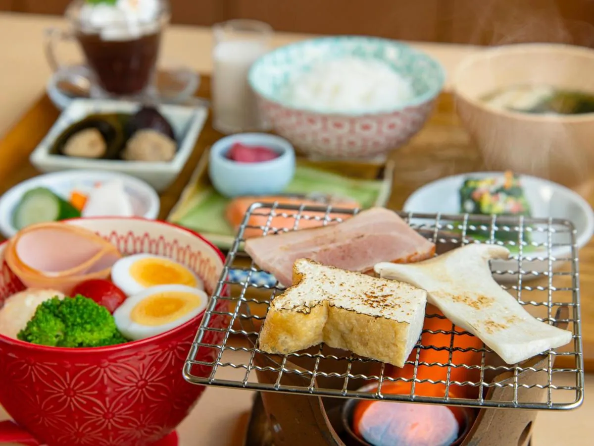 Food close-up in Houei Ryokan