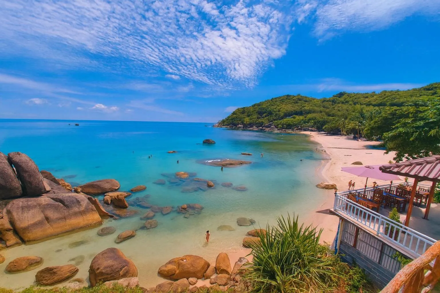 Sea view in Crystal Bay Beach Resort