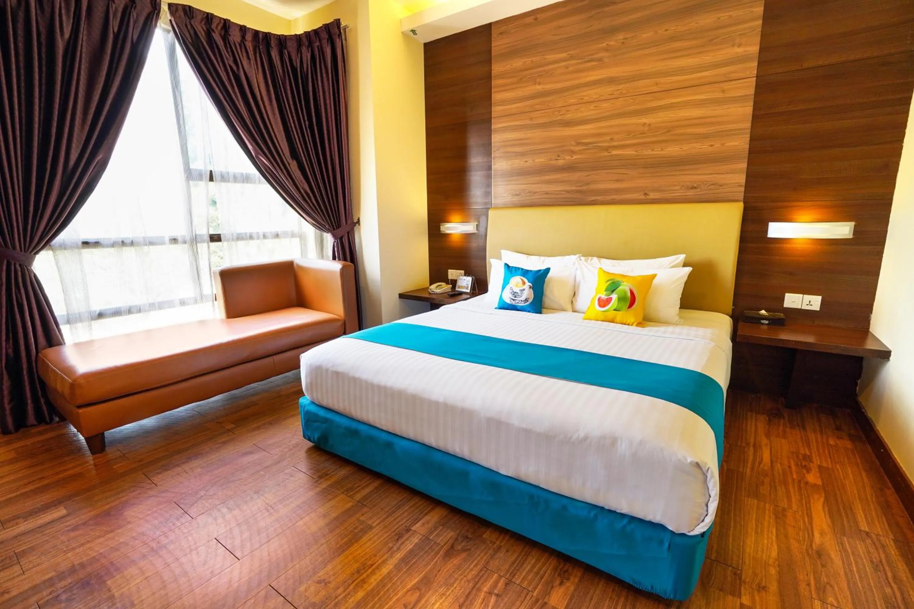 Bed in Sunway Lost World Hotel