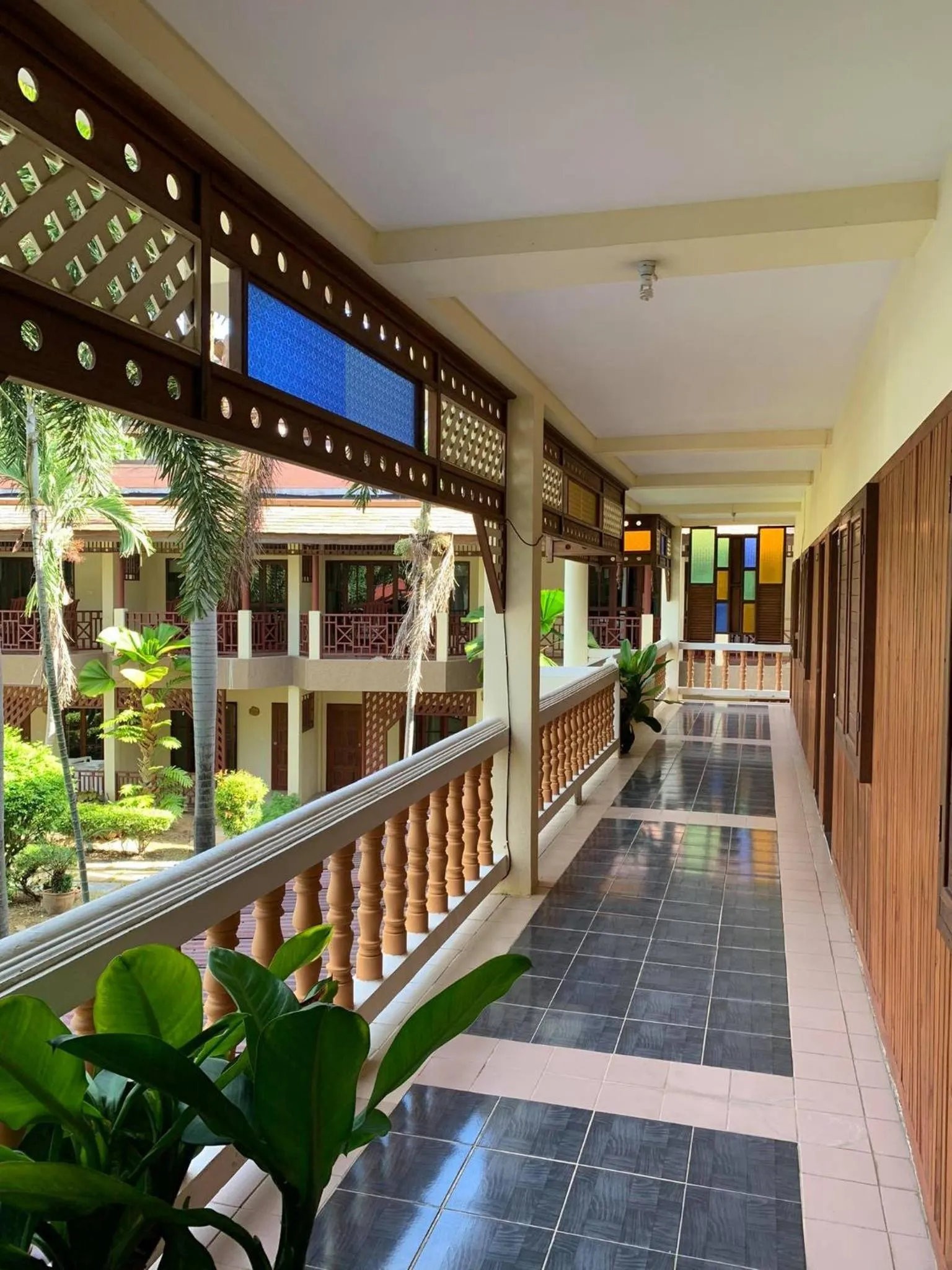 Balcony/Terrace in Rattana Guesthouse & Bungalow