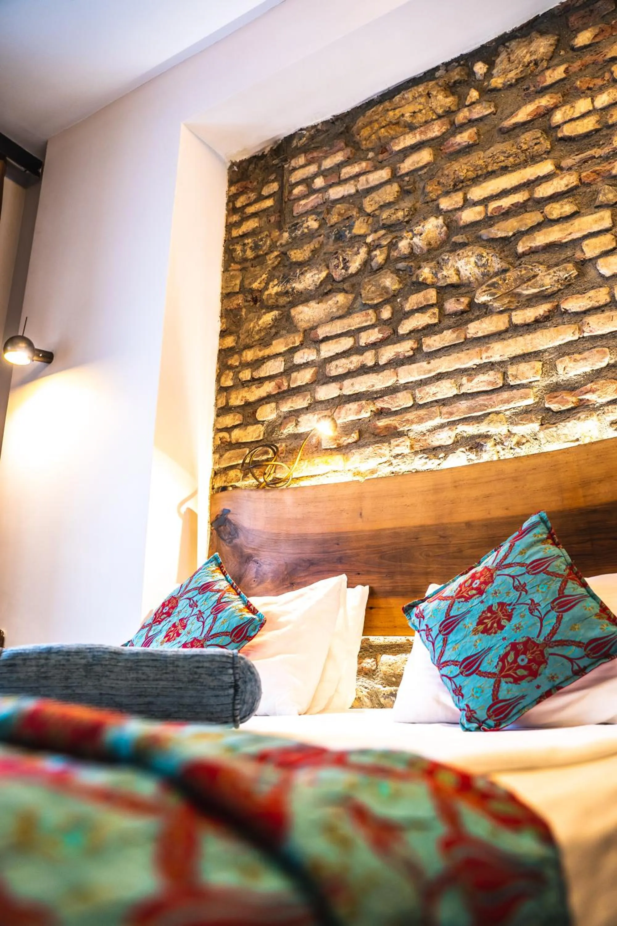 Bed in West Pera Hotel