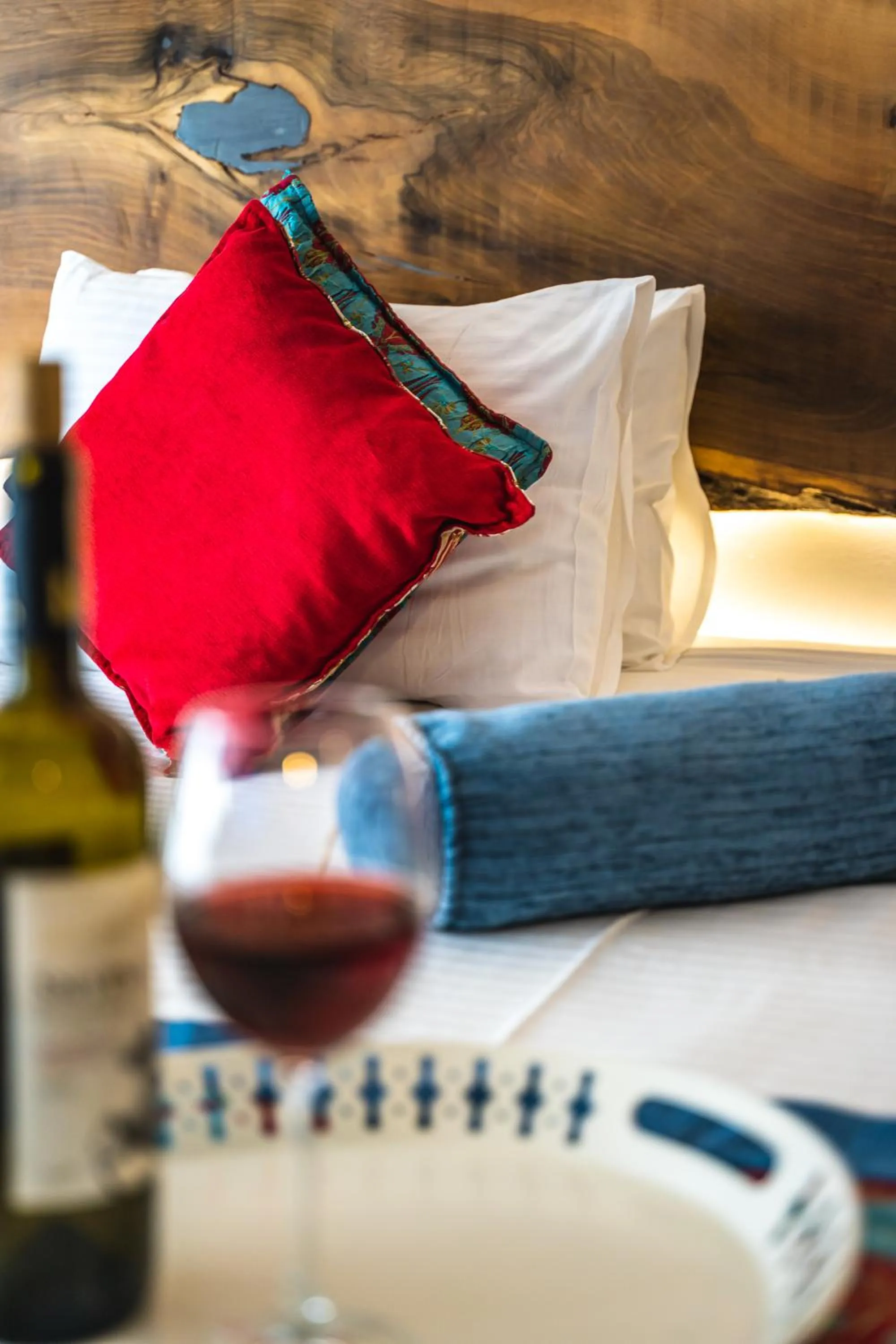 Bed in West Pera Hotel