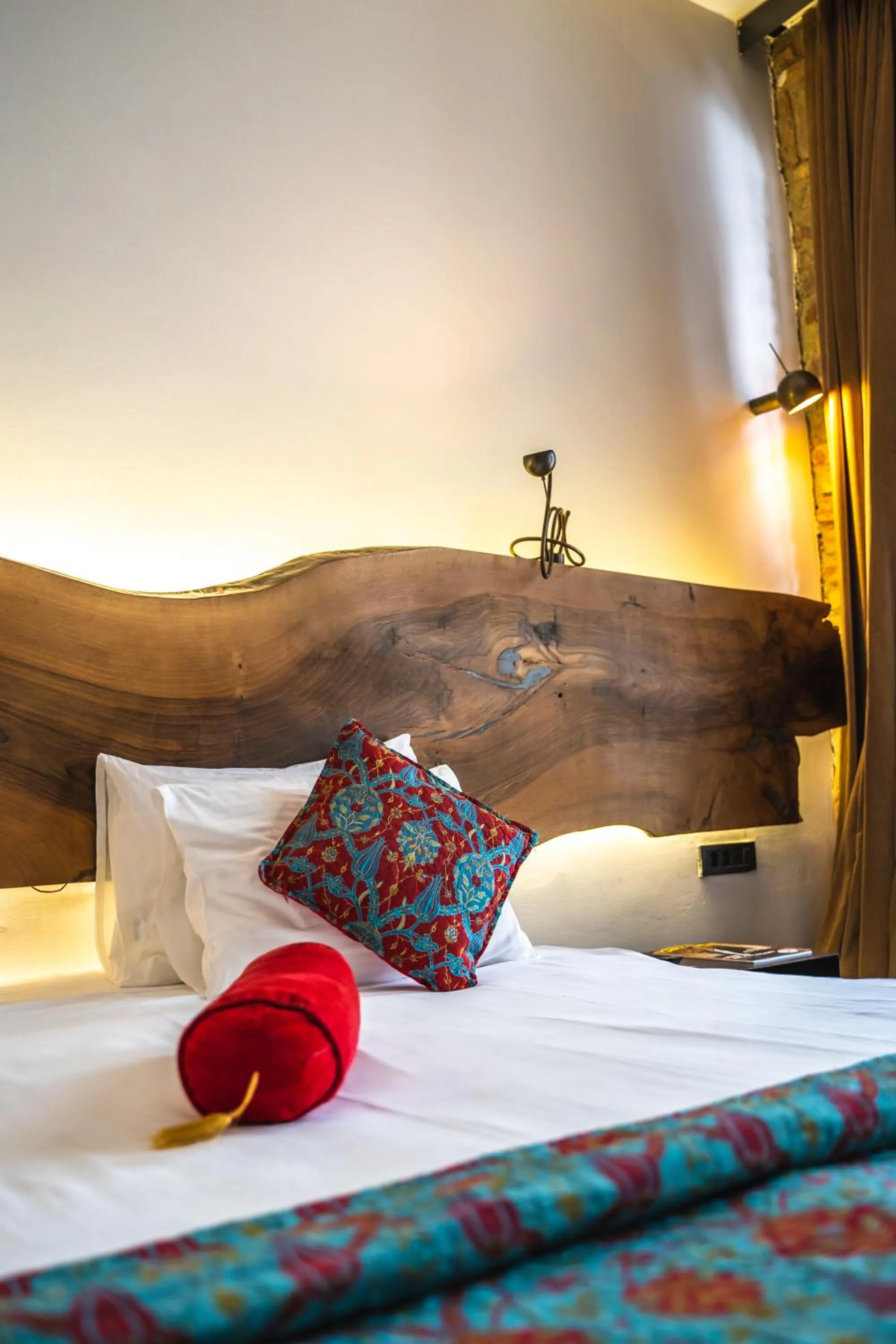 Bed in West Pera Hotel