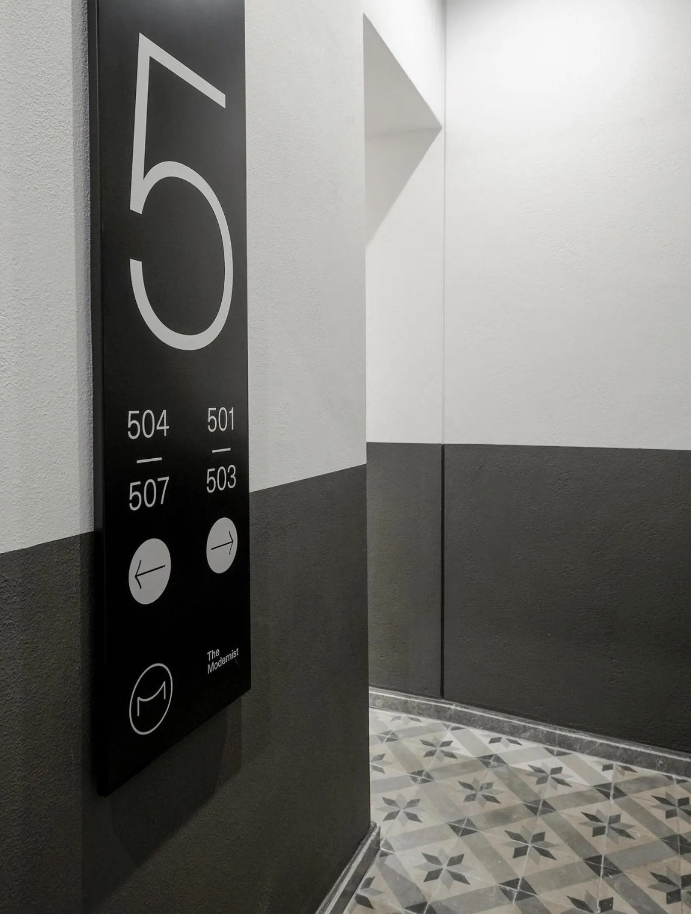 Decorative detail in The Modernist Thessaloniki