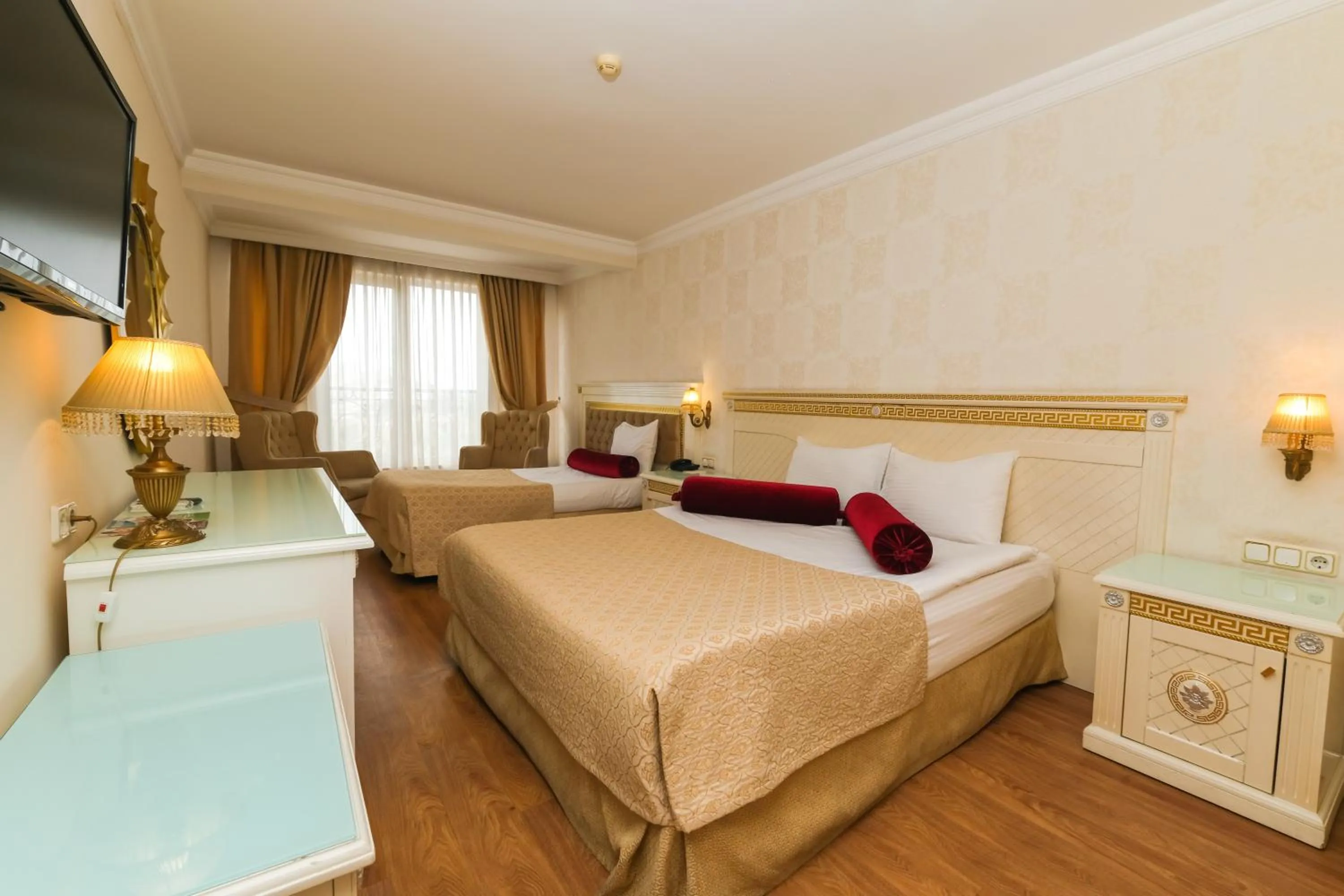 Bed in Bilem Hotel Beach & Spa