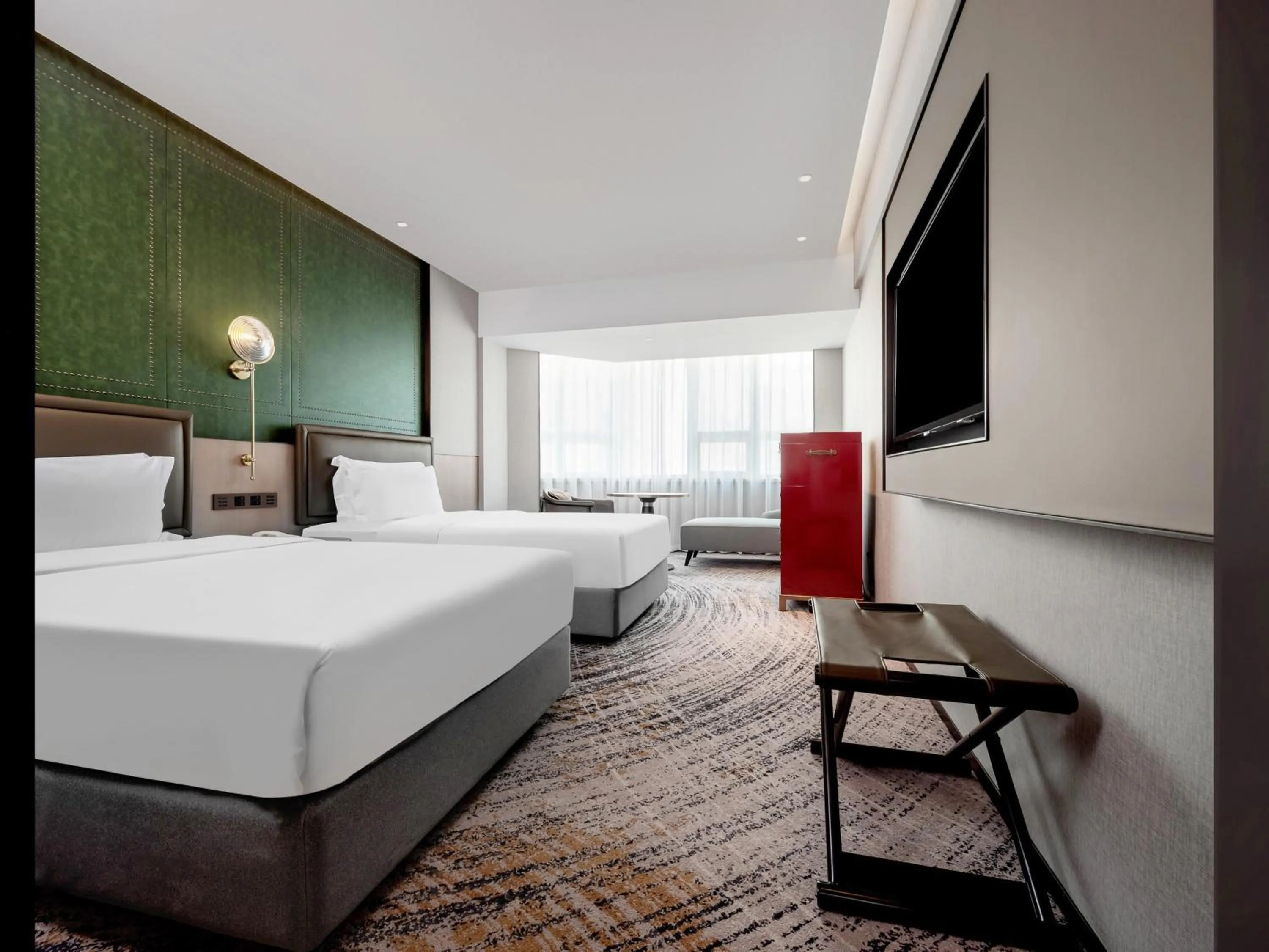 Photo of the whole room, Bed in Shenzhen Shanghai Hotel