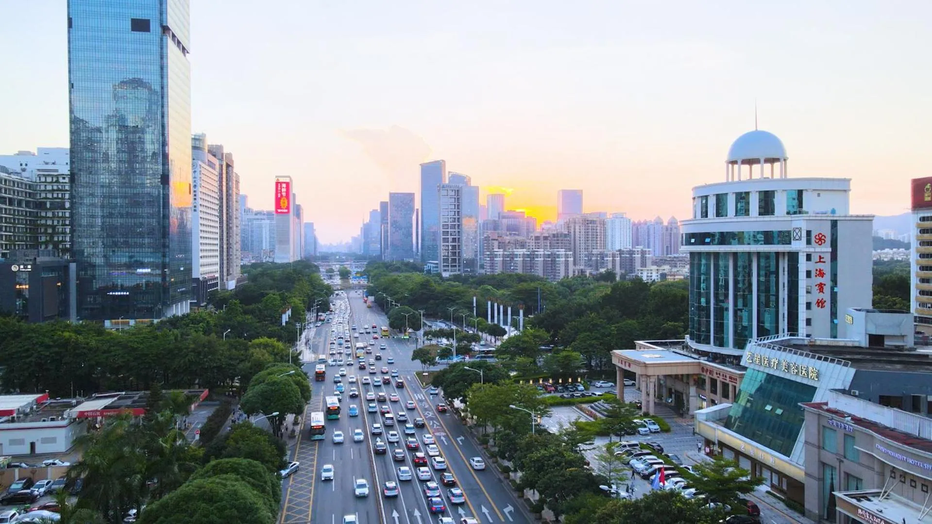Property building in Shenzhen Shanghai Hotel