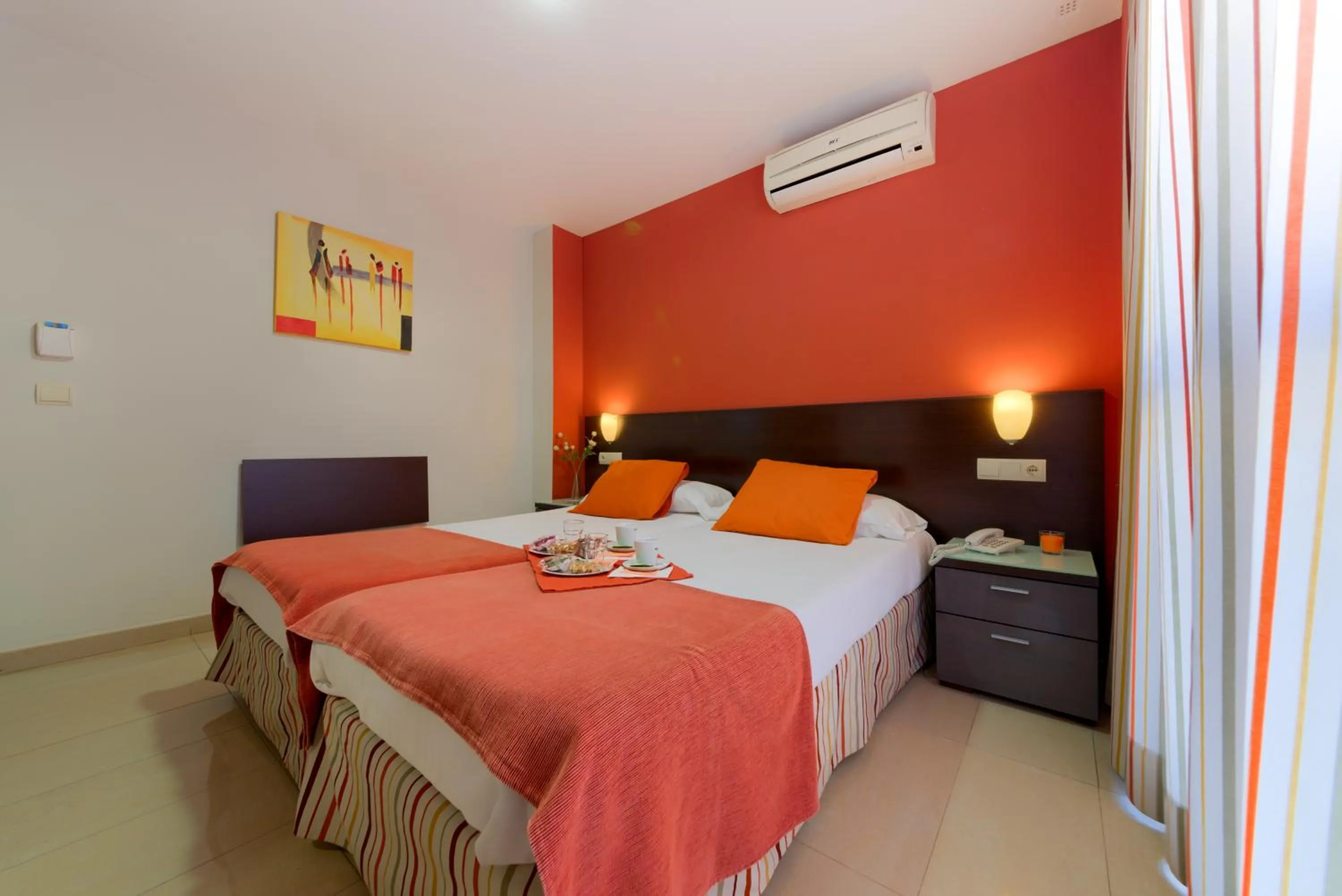 Bed in Hotel La Mirada