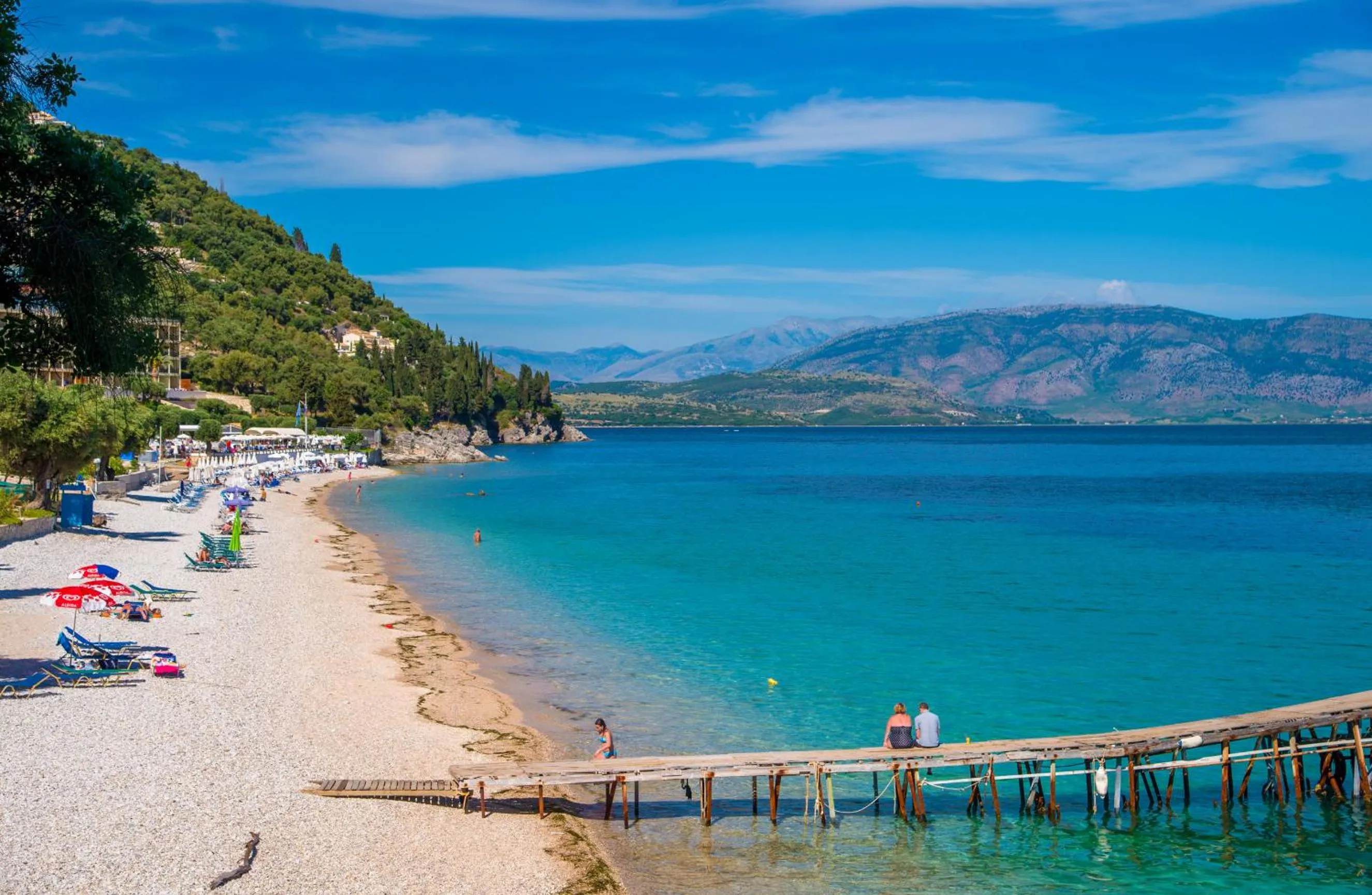 Beach in Krouzeri Beach Apartments