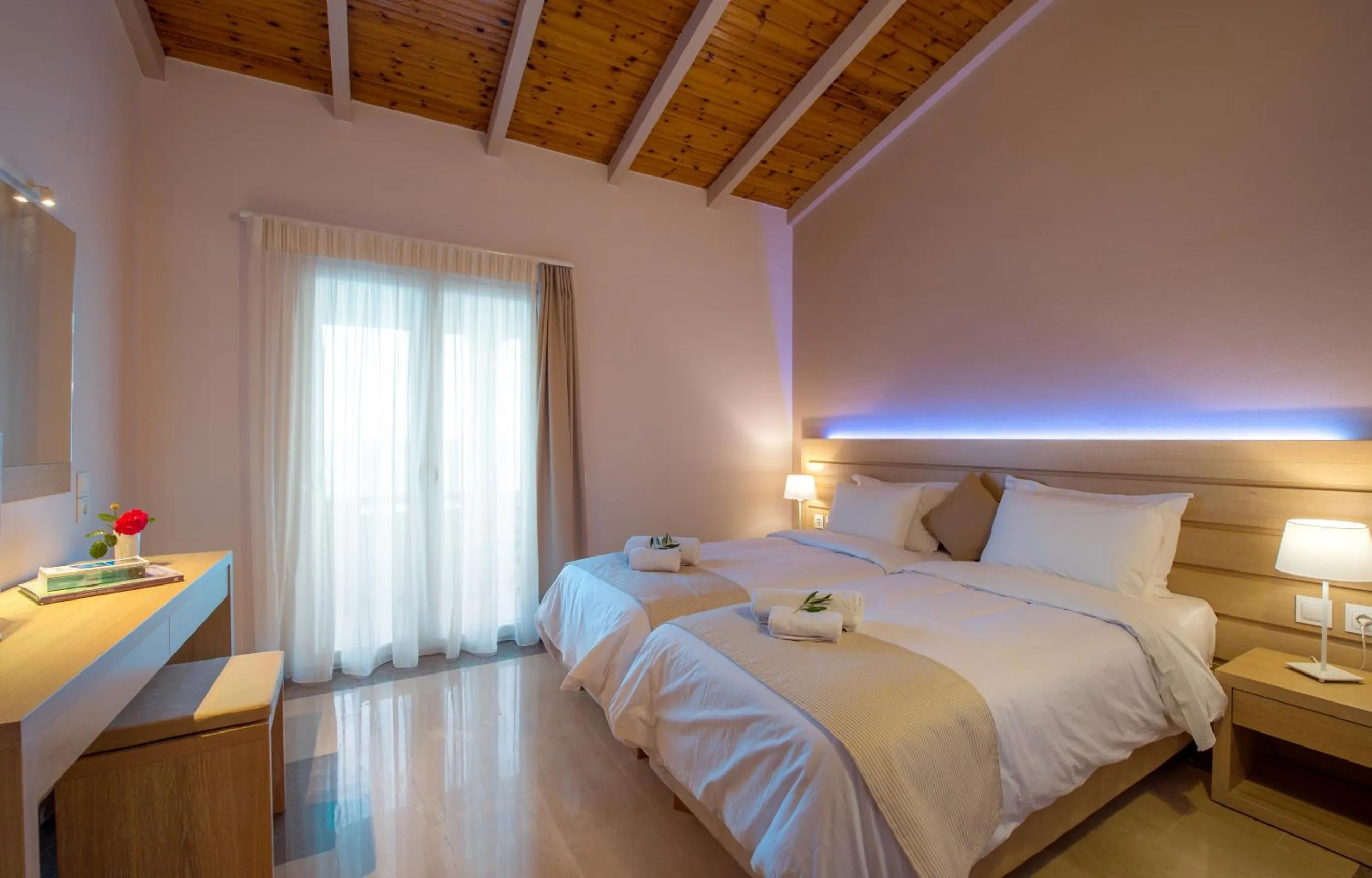 Bedroom, Bed in Krouzeri Beach Apartments