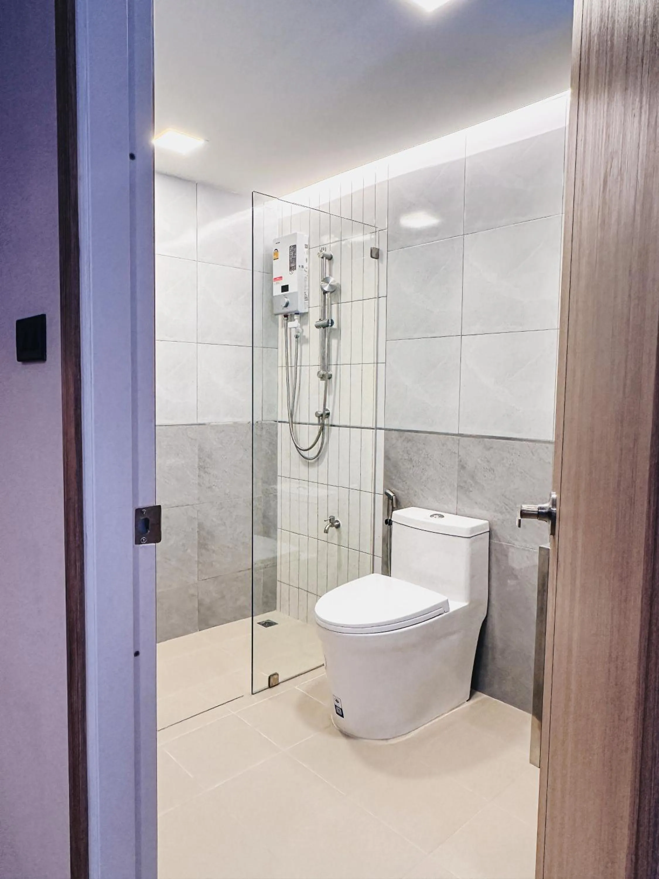 Shower in Common Living