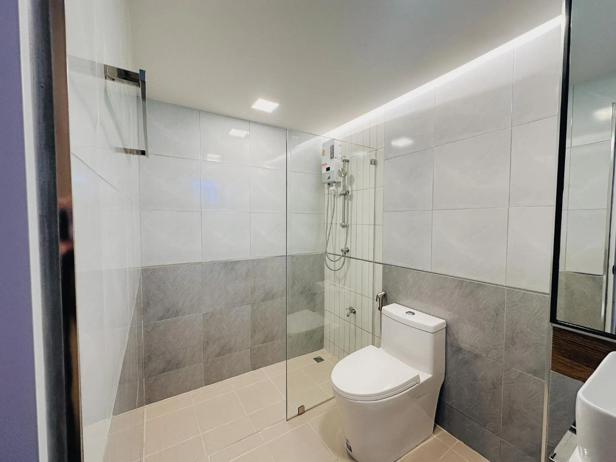 Shower in Common Living