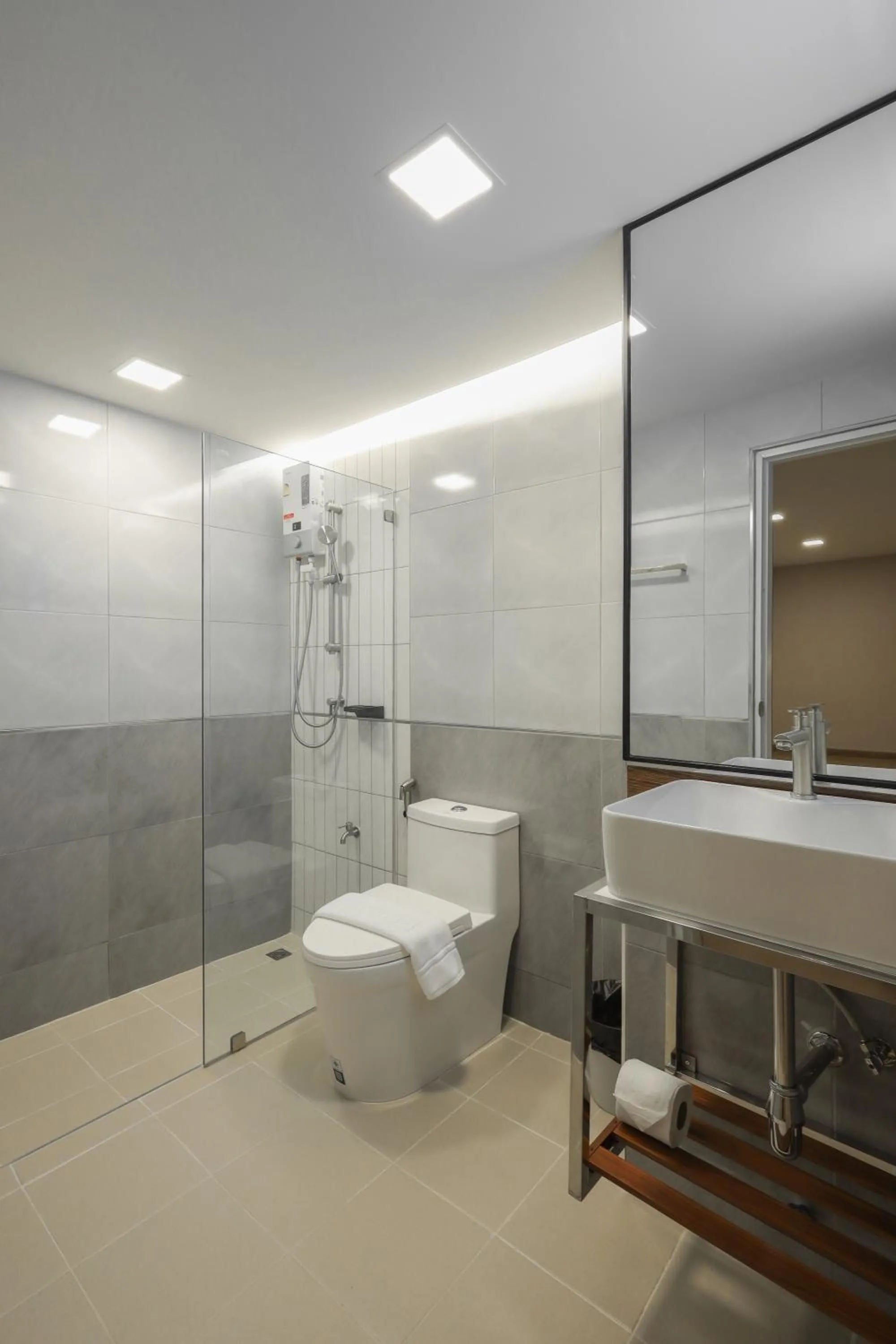 Shower in Common Living